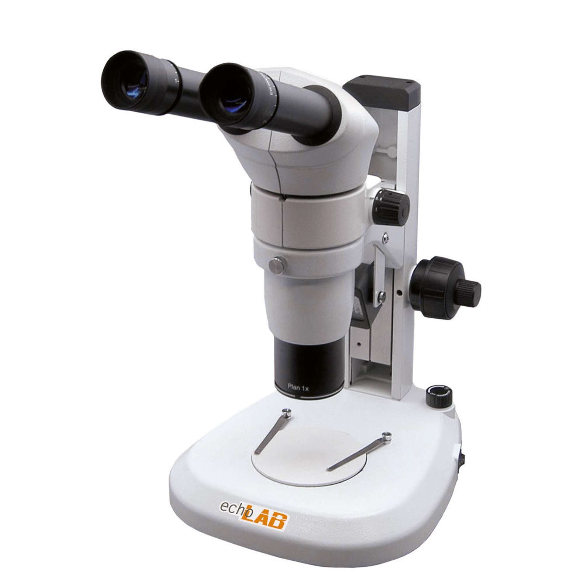 Continuous Zoom Stereo Microscope zoom ratio from 1:6 to 1:10 binocular - echoLAB