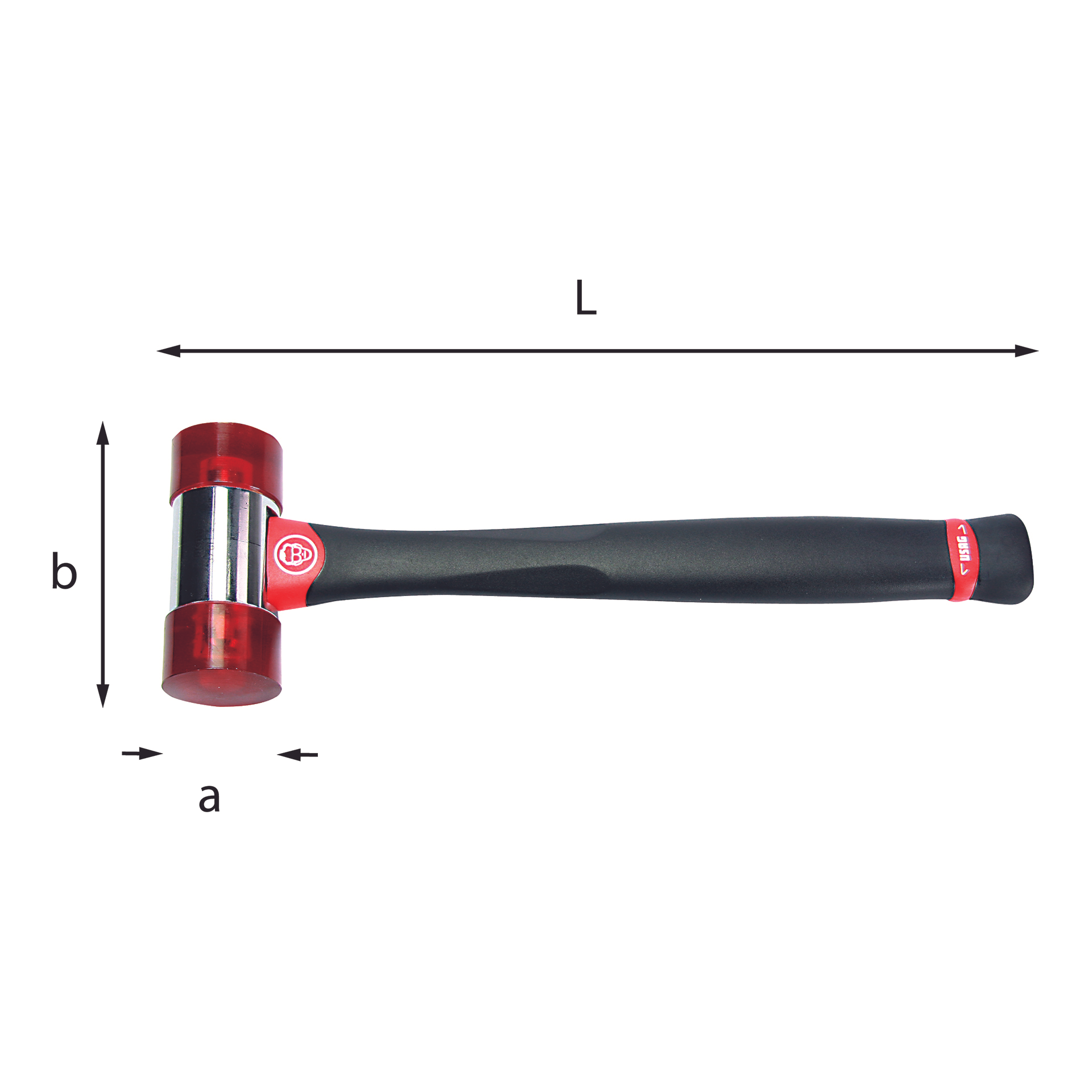 Mallets with graphite handle - Usag 376 F