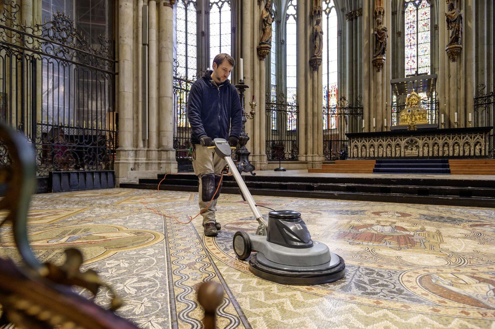 Karcher-Polishing machine BDP 50/1500C-Karcher