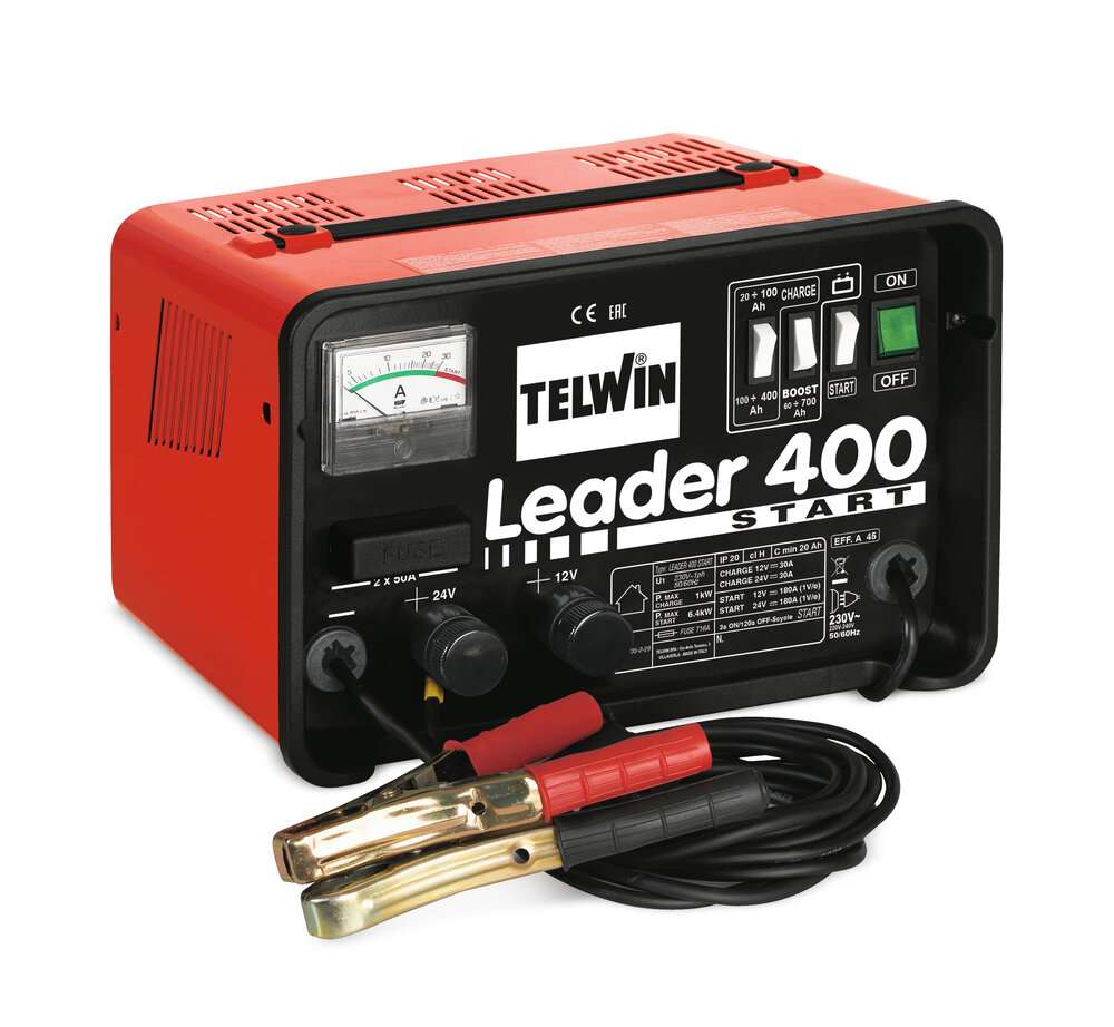 Leader 400 START 230V 12-24V automotive battery starter -Tewin - 807551