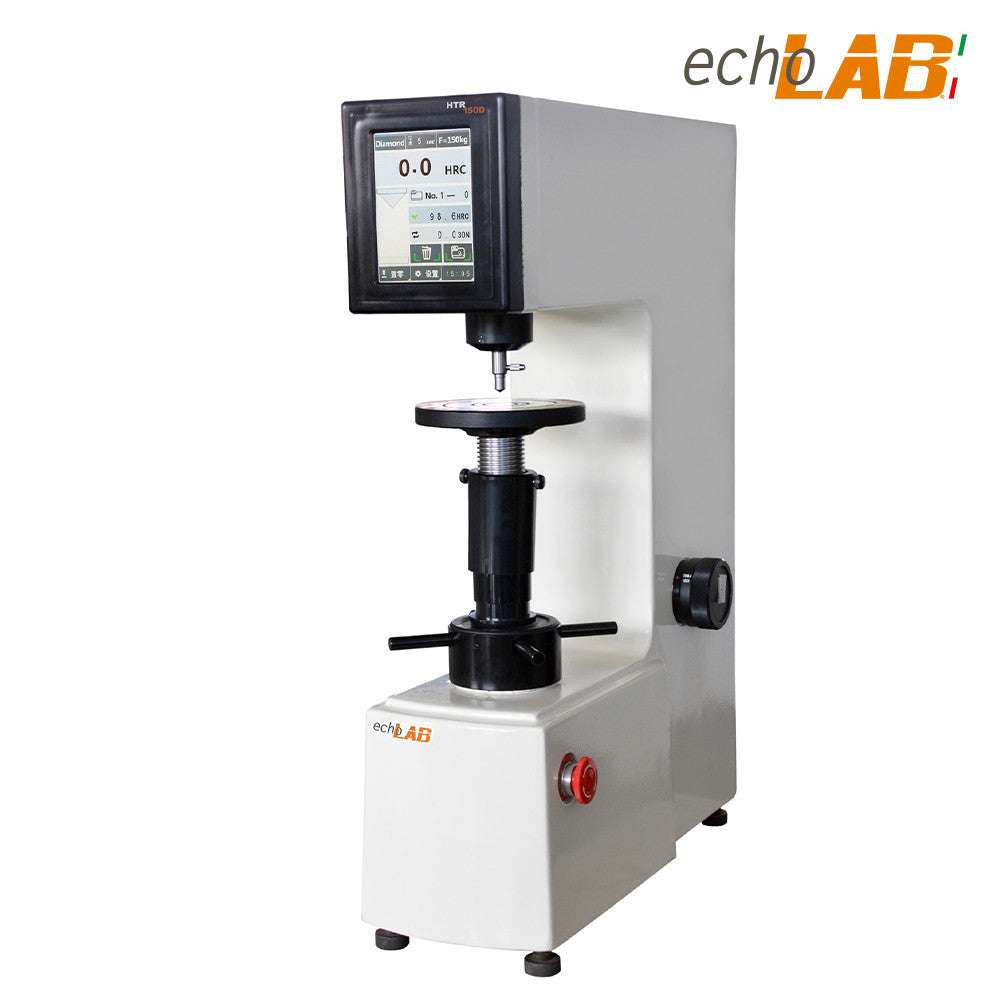 Digitaler Rockwell-Härteprüfer, Rockwell-Diamantaufnehmer, 1,588-mm-Kugelaufnehmer – HTR 150D – echoLAB
