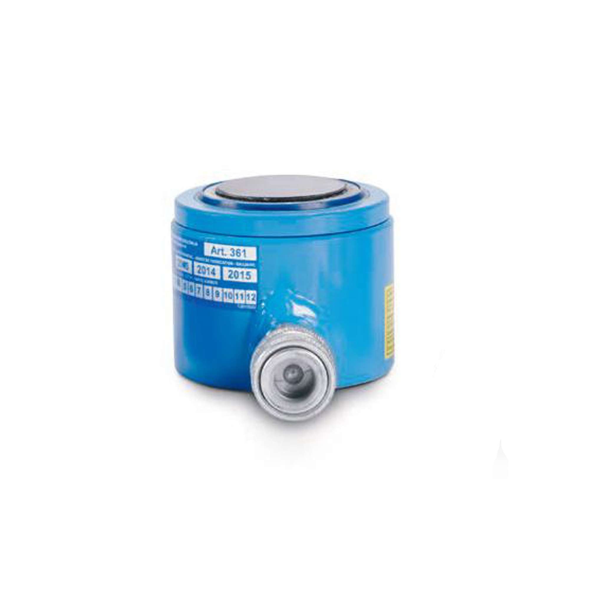 Single-acting hydraulic cylinder 20 ton, gravity return H.78mm OMCN 361