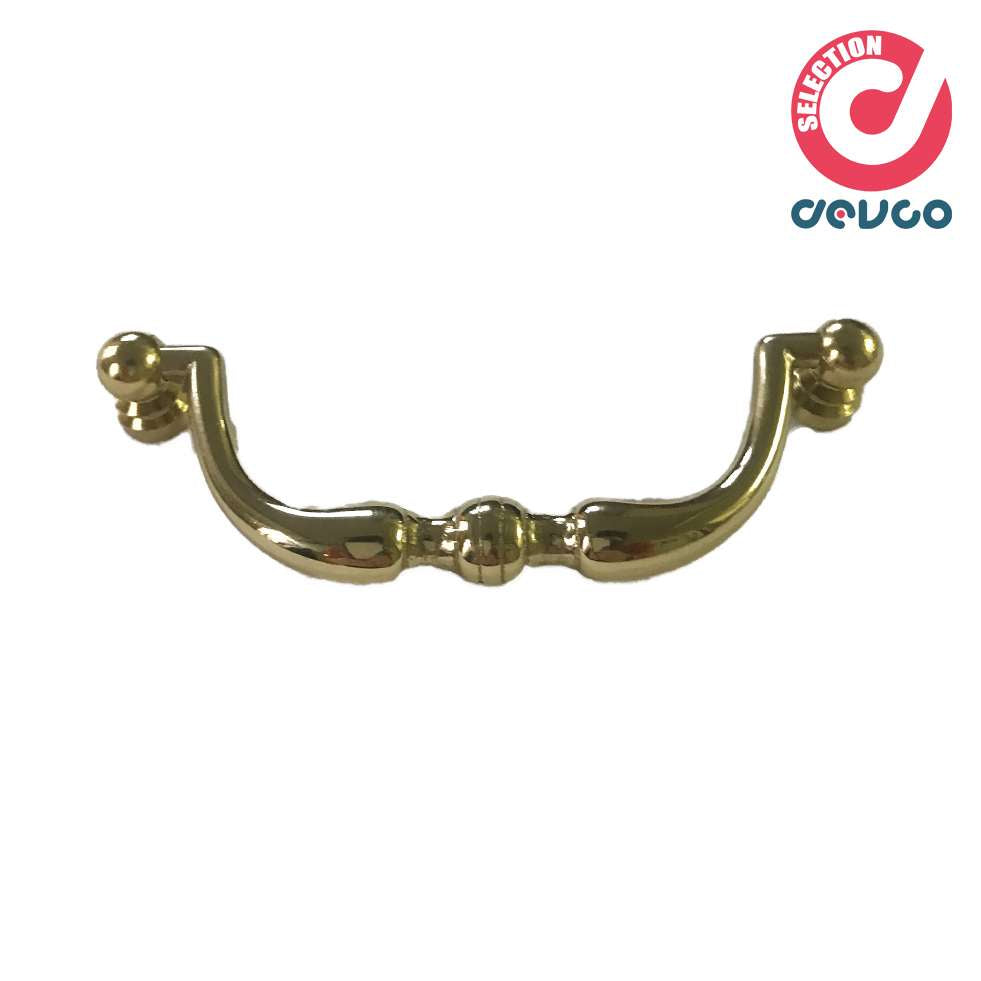 Gold handle with plate - Forges - A120 - GOLD