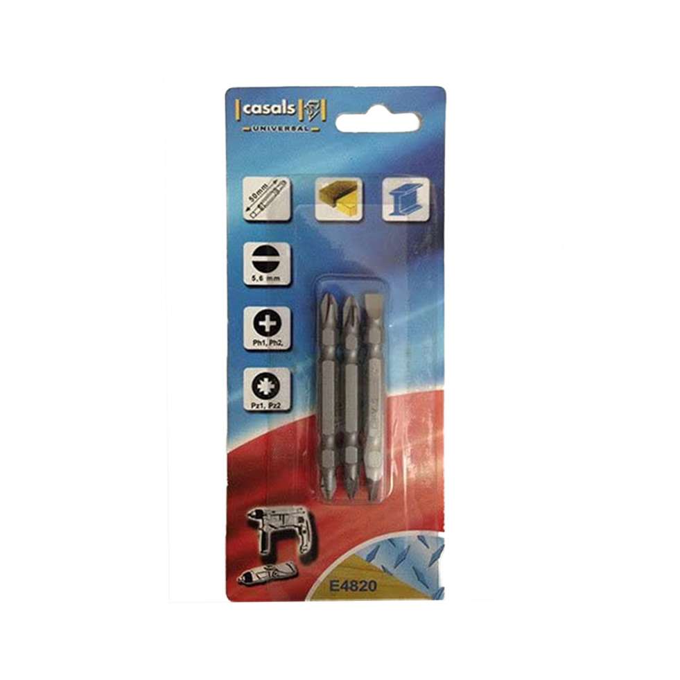 Pz.3 double cut insert 5-6, cross PH1-PH2, pcs1-pc2, length 65 mm  Casals - E4820