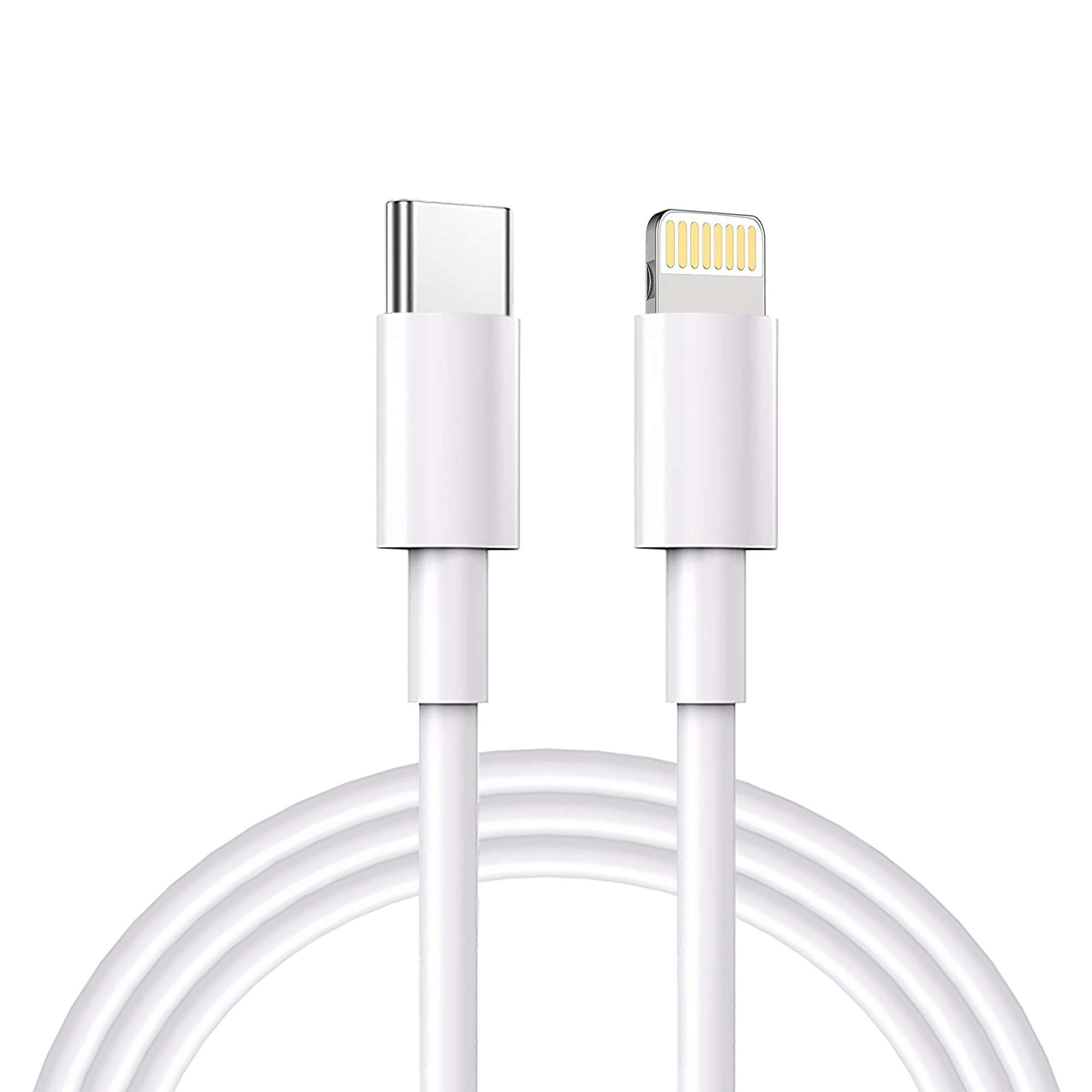USB connecting cable compatible with iPhone and USB-C 1 meter - DEVCOline