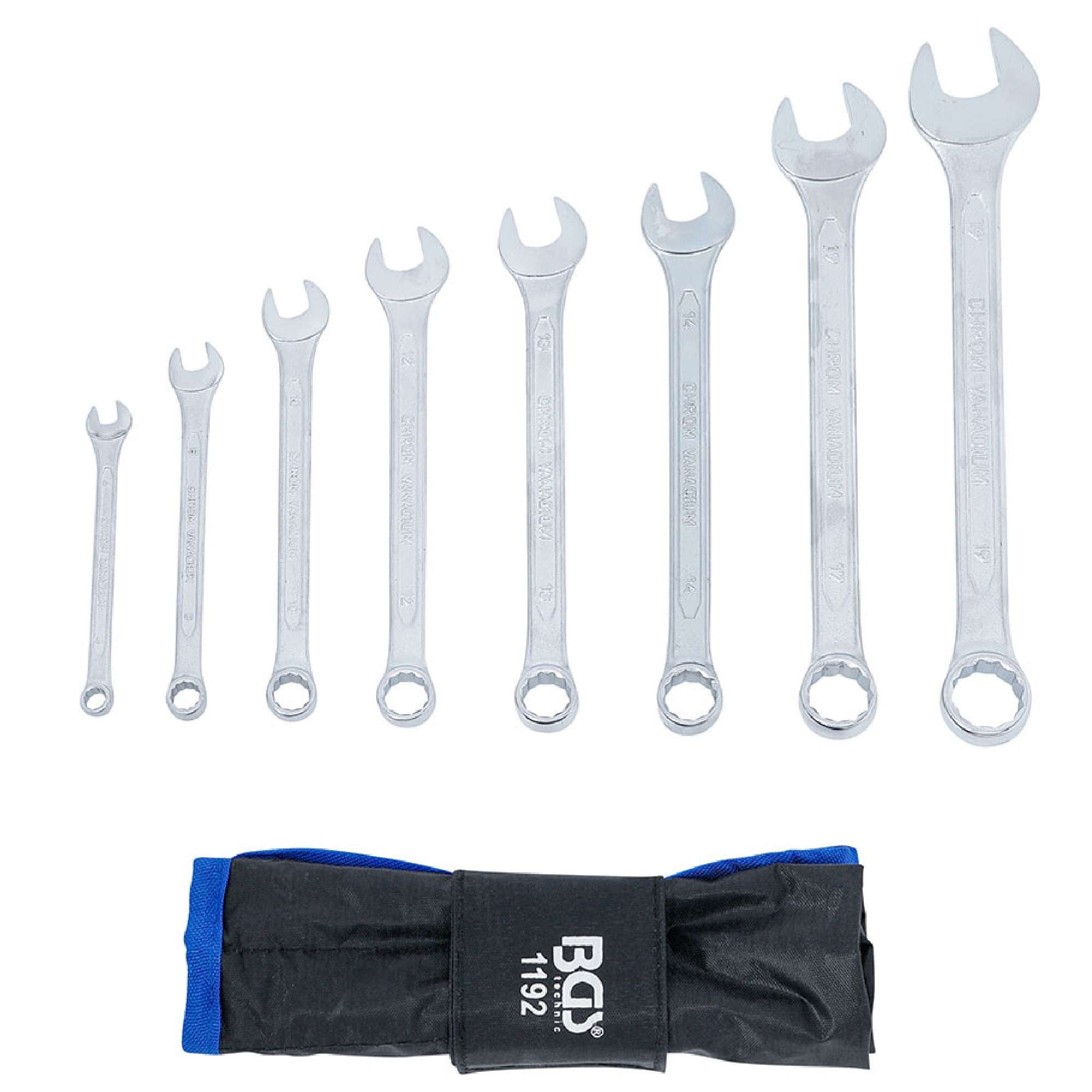 Combination wrench set 6-22mm - Fermec BGS1197