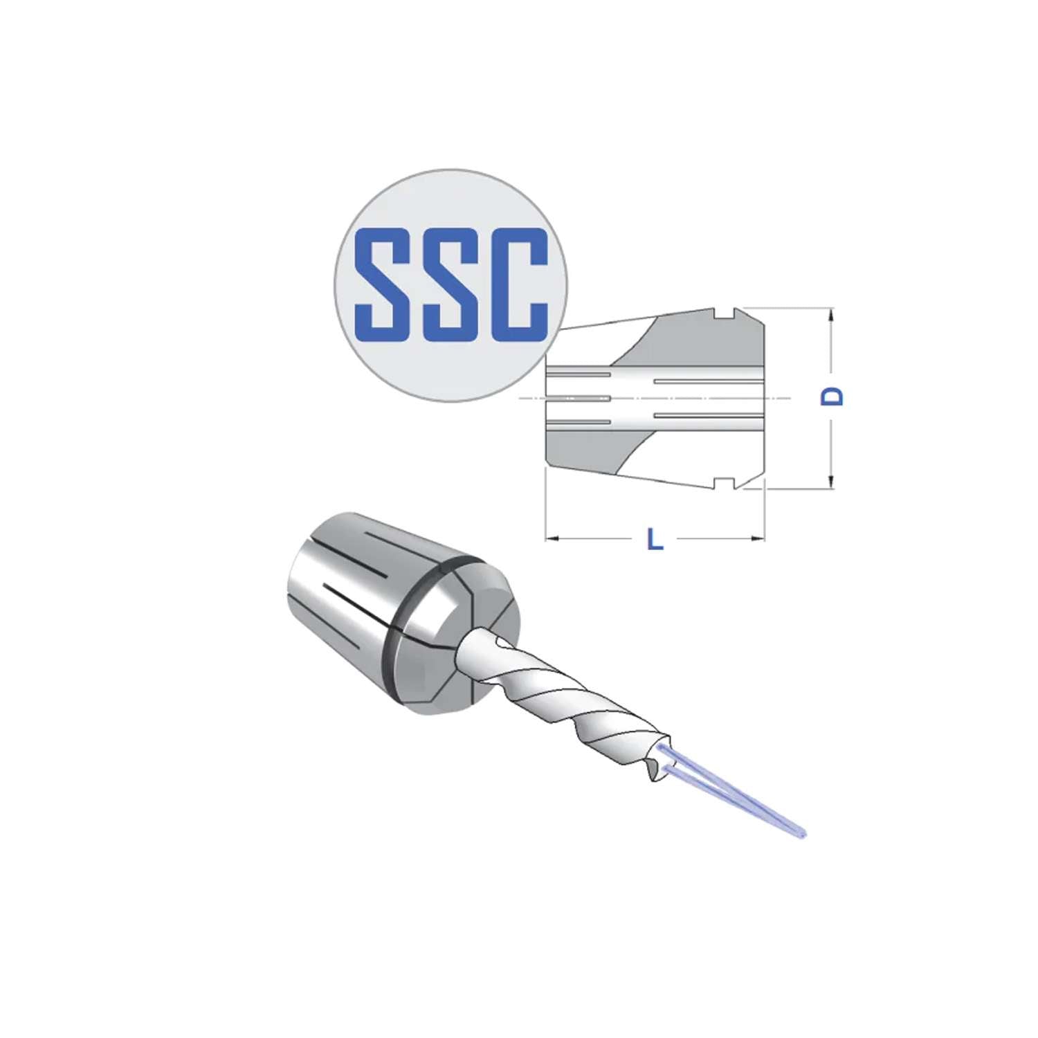Mechanical watertight ER caliper for high pressures 16 SSC - Gait 0364SC