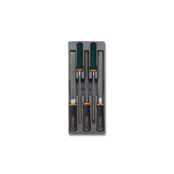 Thermoformed ABS file assortment 5 pcs. for cut files - T236 Beta