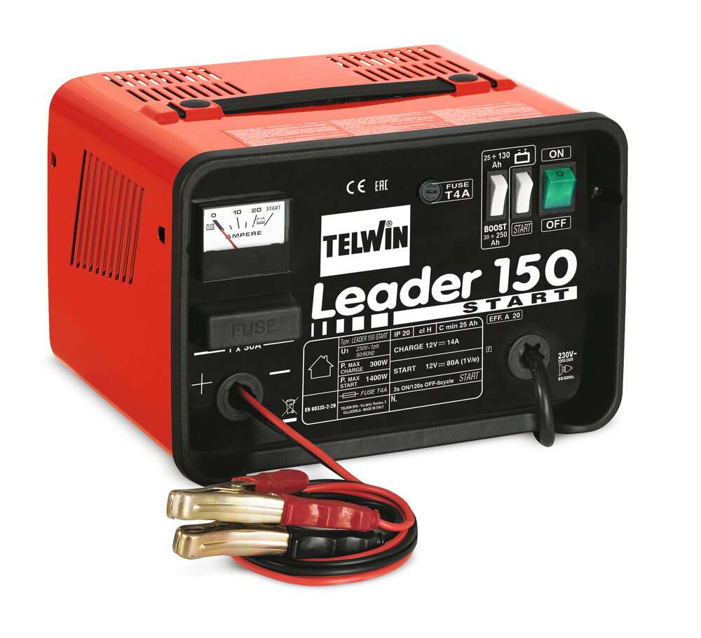 Leader 150 START 230V Car Battery Starter - Telwin - 807538