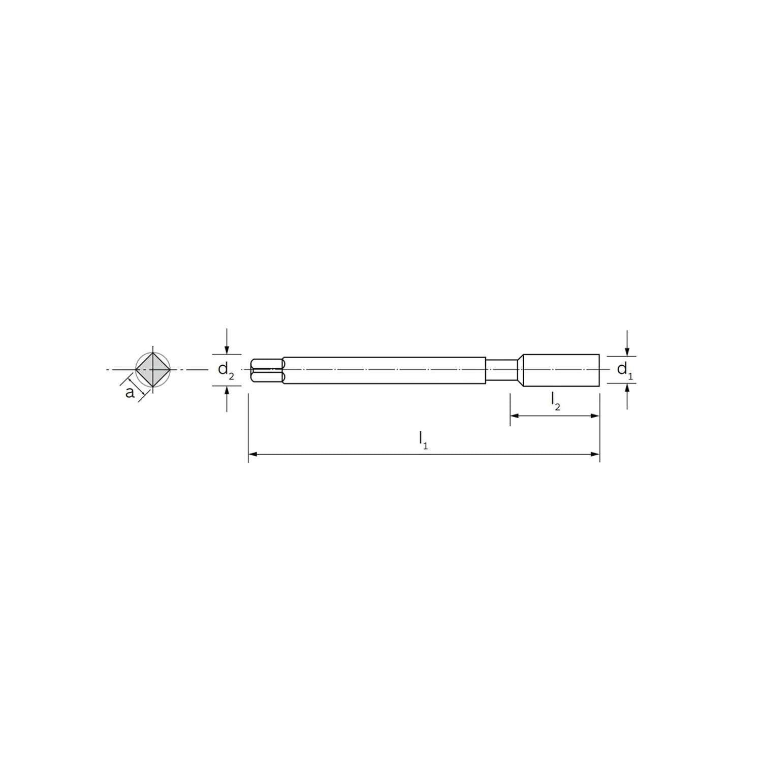 Specific machine tap for pasty materials DIN 376 12 - ILIX