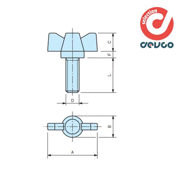 Fixing cockerel GP/30 m5 pcs.2 7116007 - Gamm