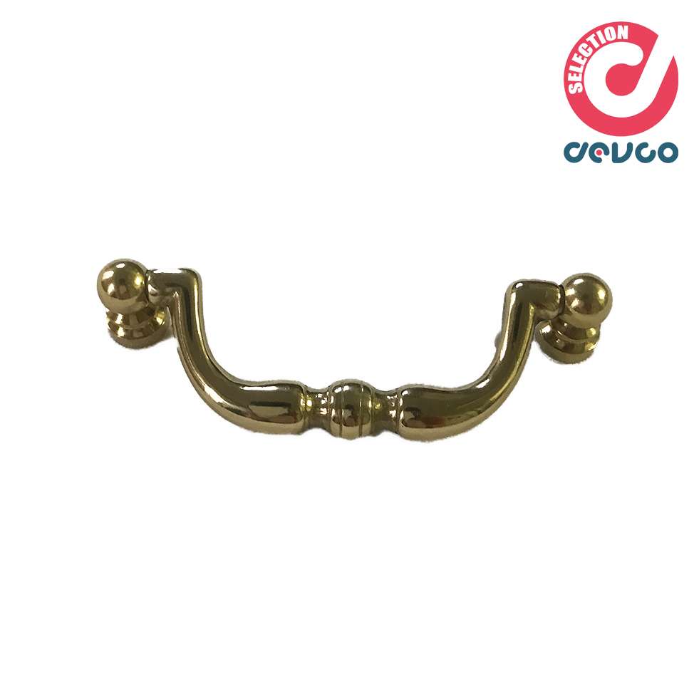 Gold handle with plate - Forges - A120 - GOLD64