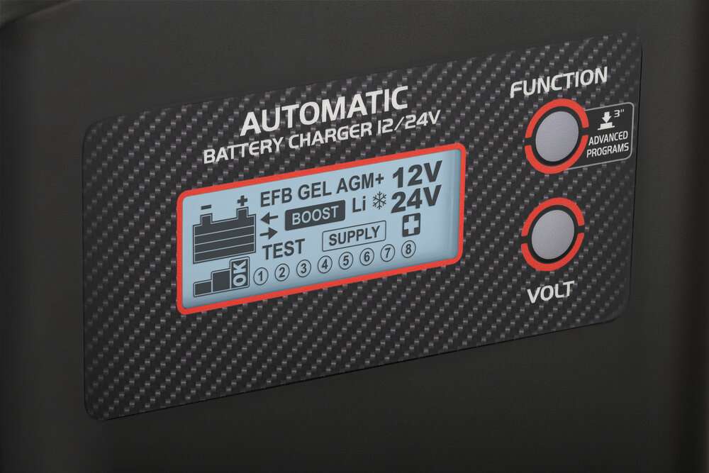 Battery charger, electronic battery tester 50 EVO 230V 12V/24V - 807595 Telwin
