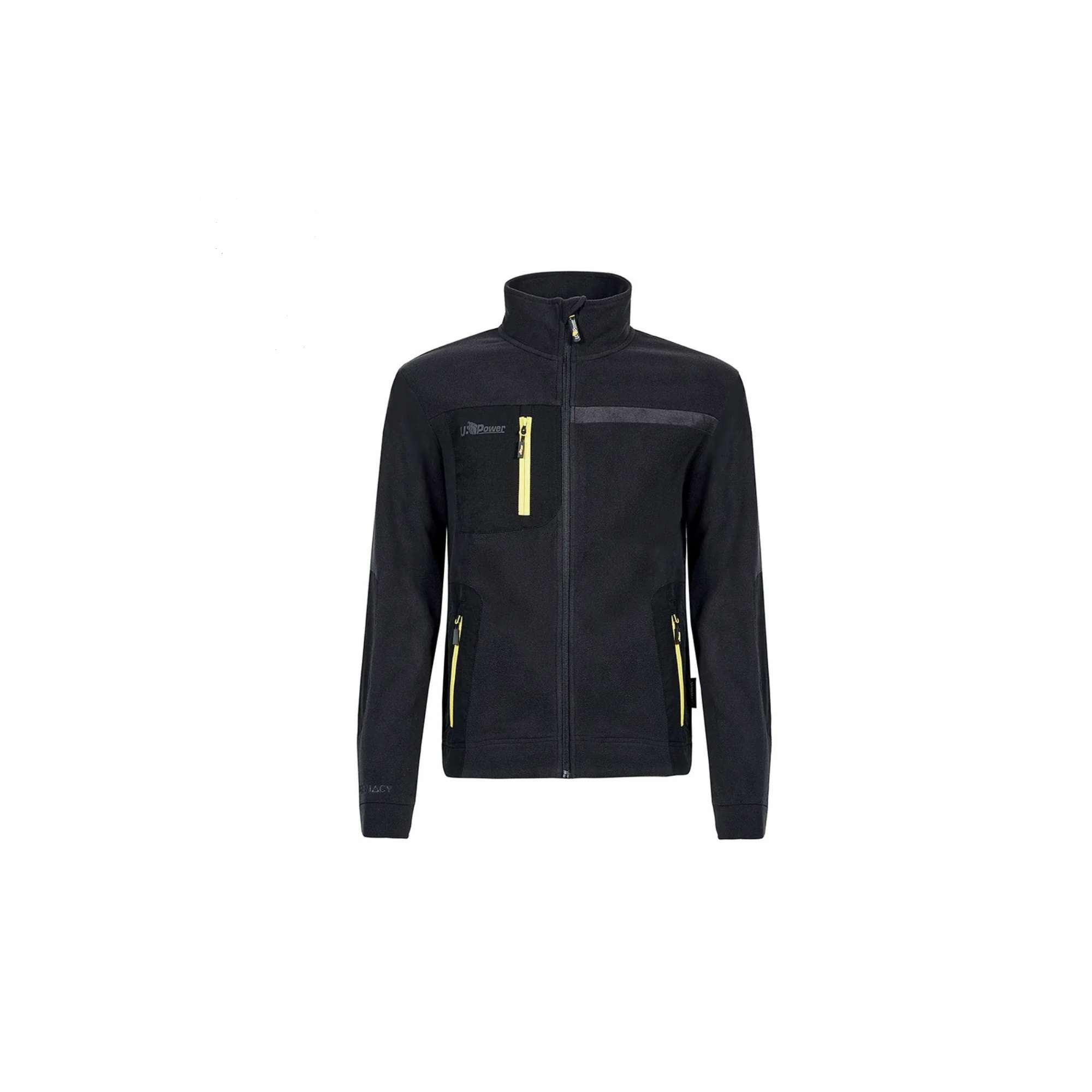 Fleece Sweatshirt BLACK CARBON U-POWER FU225BC