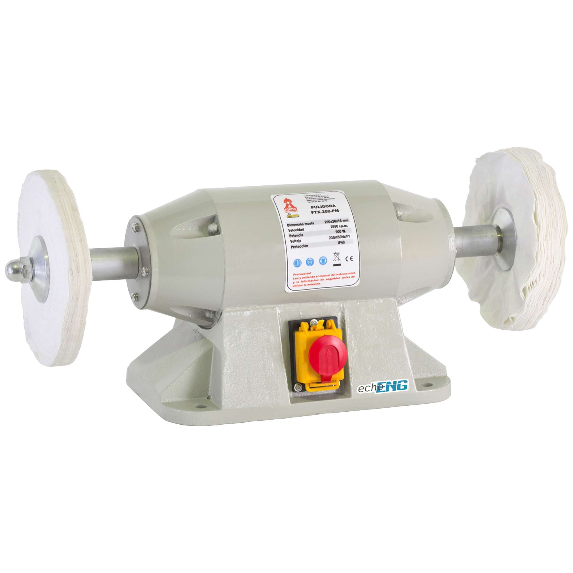 Professional bench polisher FTX-250-PT - echoENG