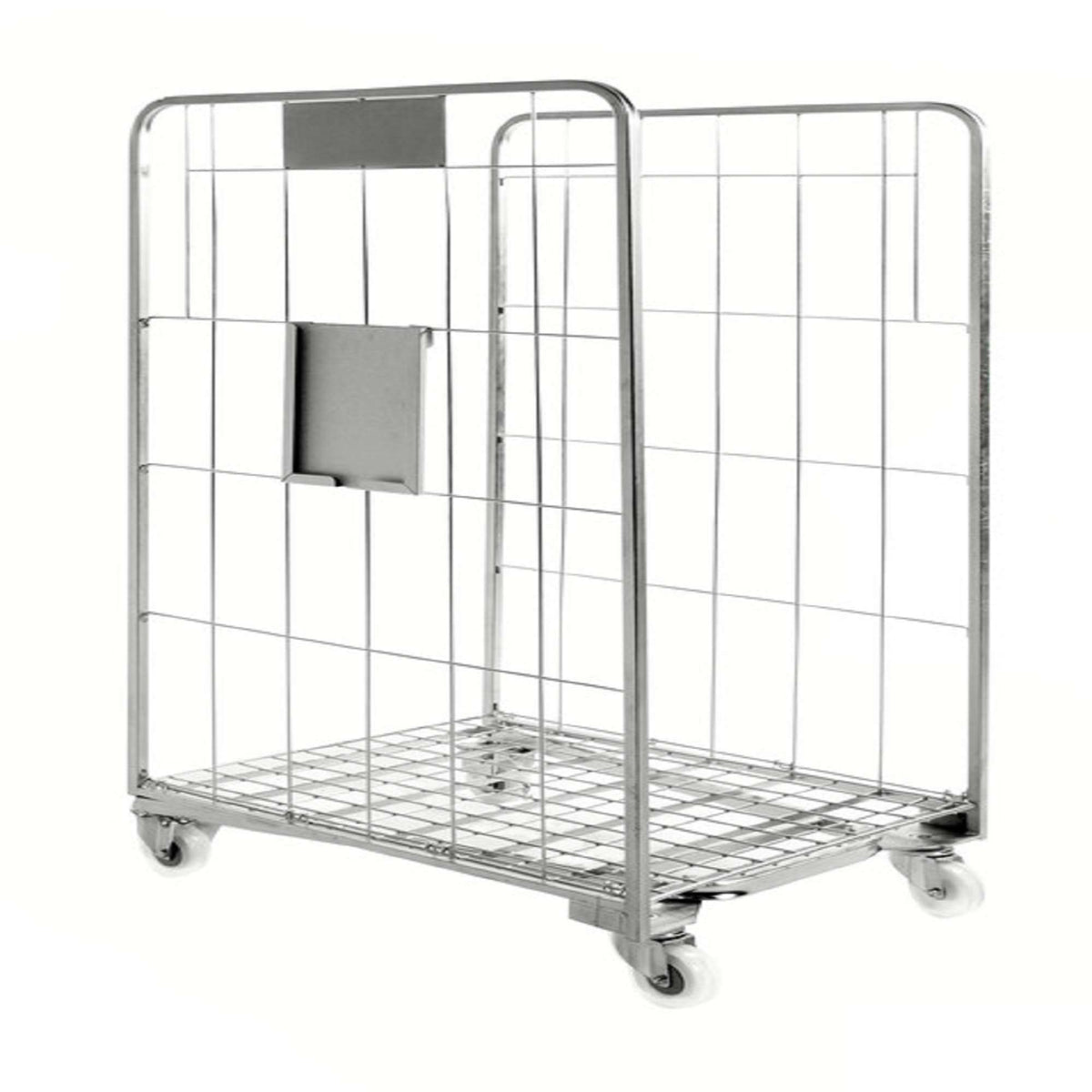 Stapelbarer Rollcontainer mit 2 Wänden L x B x H (mm) 800 x 700 x 1570