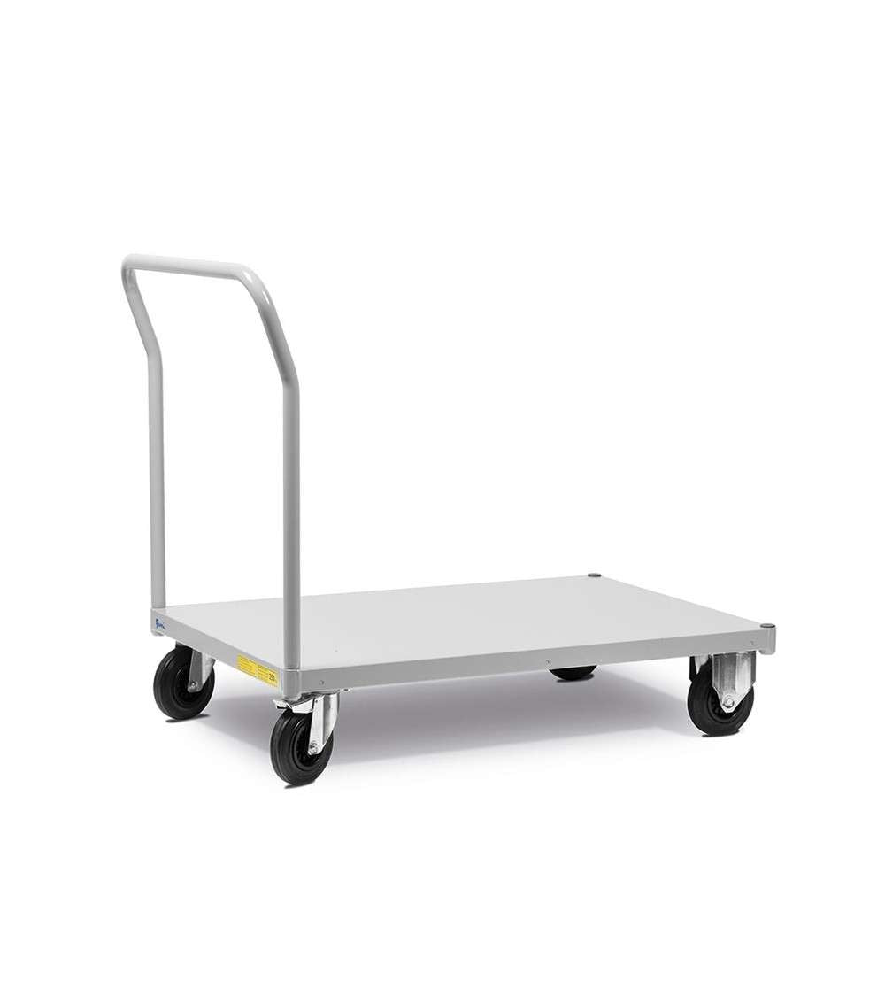 RUBBER WHEEL TROLLEY 1135 X 700 X 915 H - CAPACITY 250 KG - FAMI FCEB1050308 - GREY