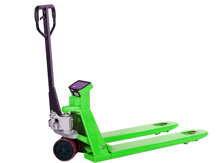 Pallet truck scale with scale and printer 2500 kg echoENG MA SL TRPSN