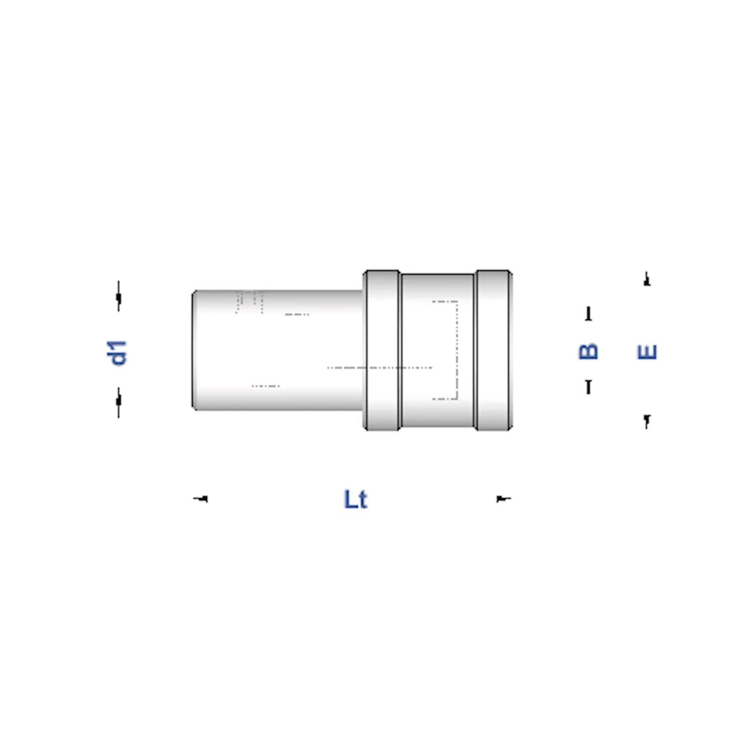 Tapping chucks without compensation Art. 0320 DIN 238 B.19 E. 33 - Gait