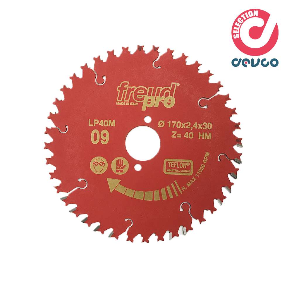 Circular blade for wood 170X2,4mm 40Z portable cutting machines - Freud