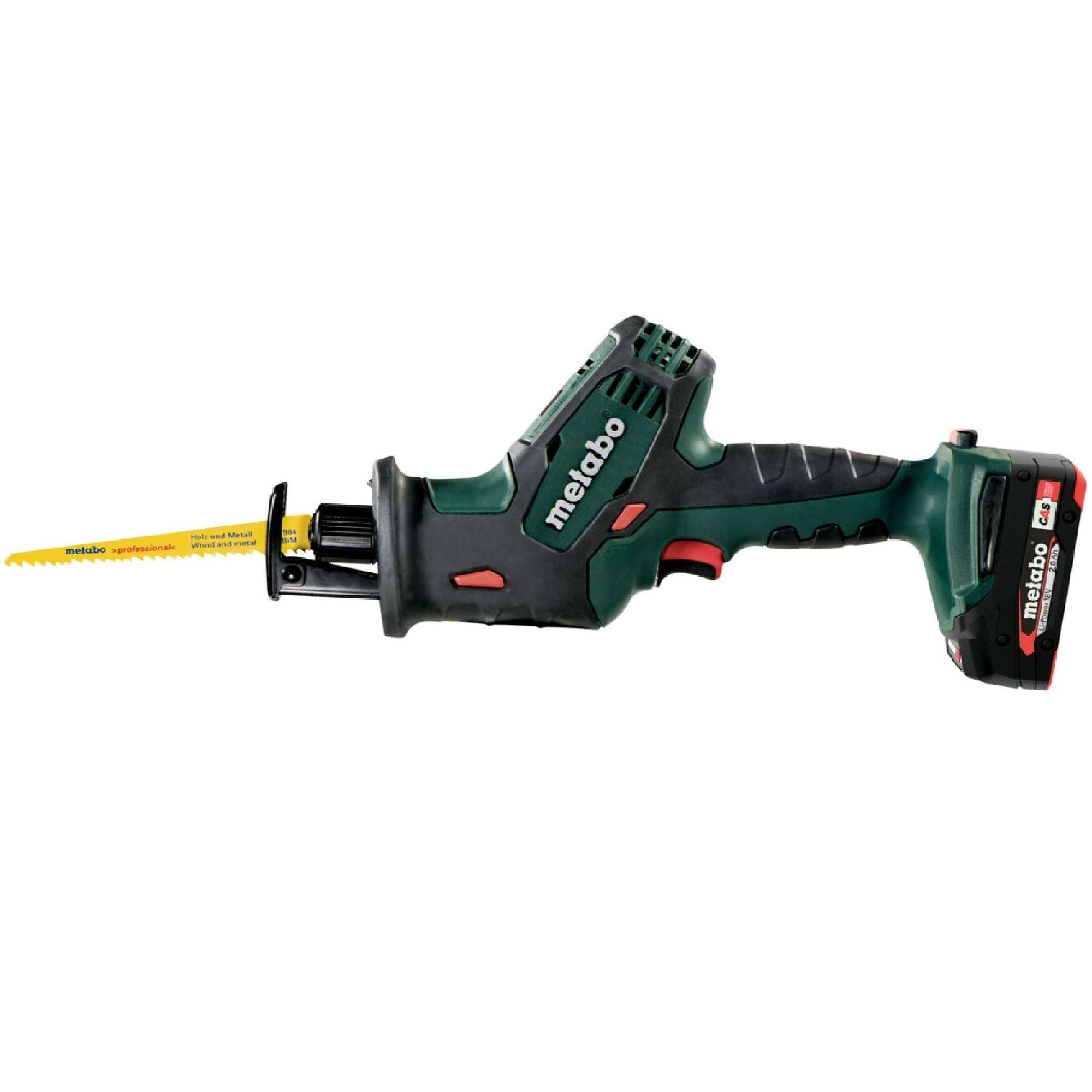 18V compact reciprocating saw with battery - Metabo SEE 18 LTX