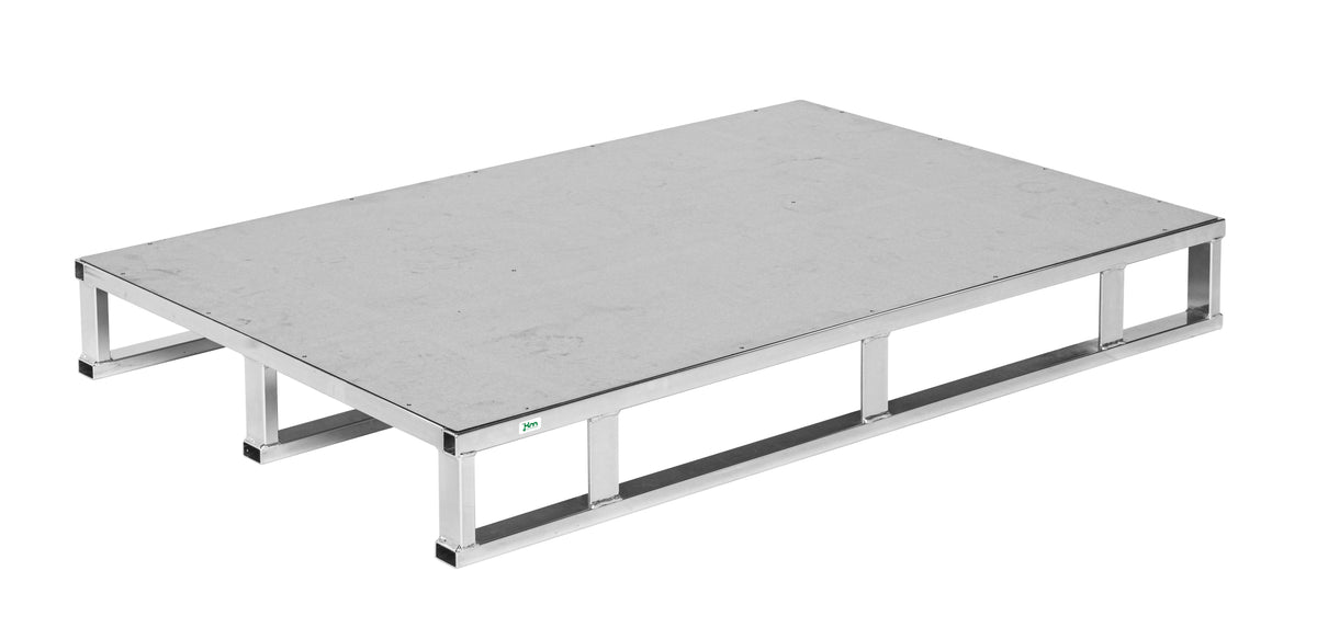 Stahlpalette L x B x H (mm) 1200 x 800 x 147 - Kongamek KM202-P