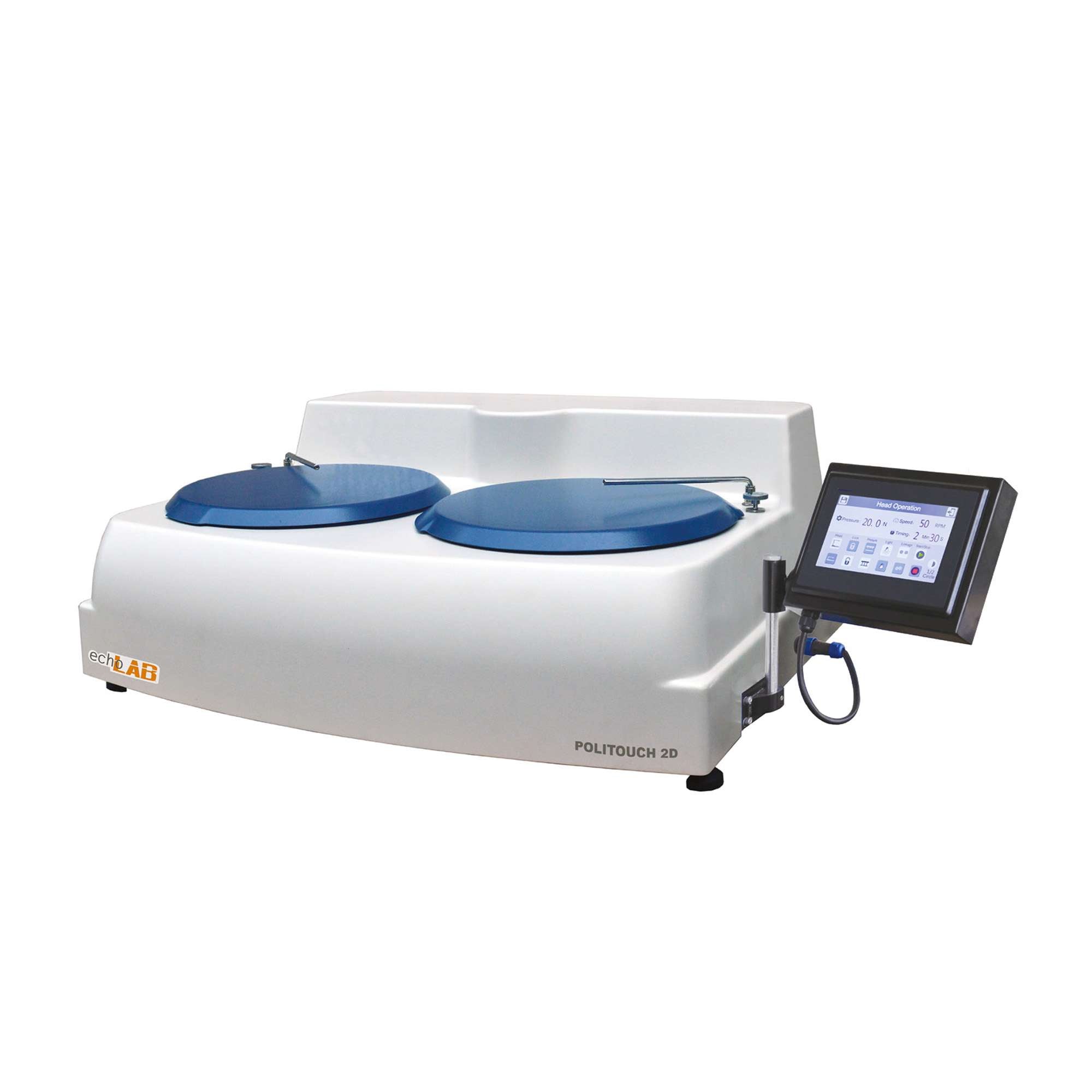 Manual, digital grinding/polishing machine with abrasive paper 2pcs  250-300mm - echoLAB