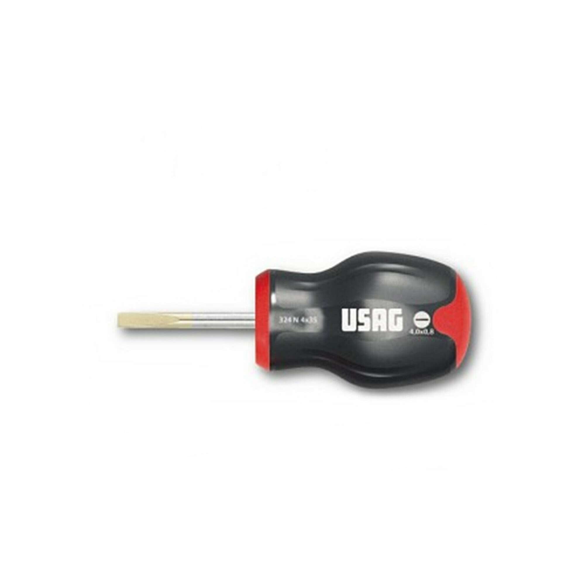 Screwdriver for slotted screws with M0 handle - Usag 324N