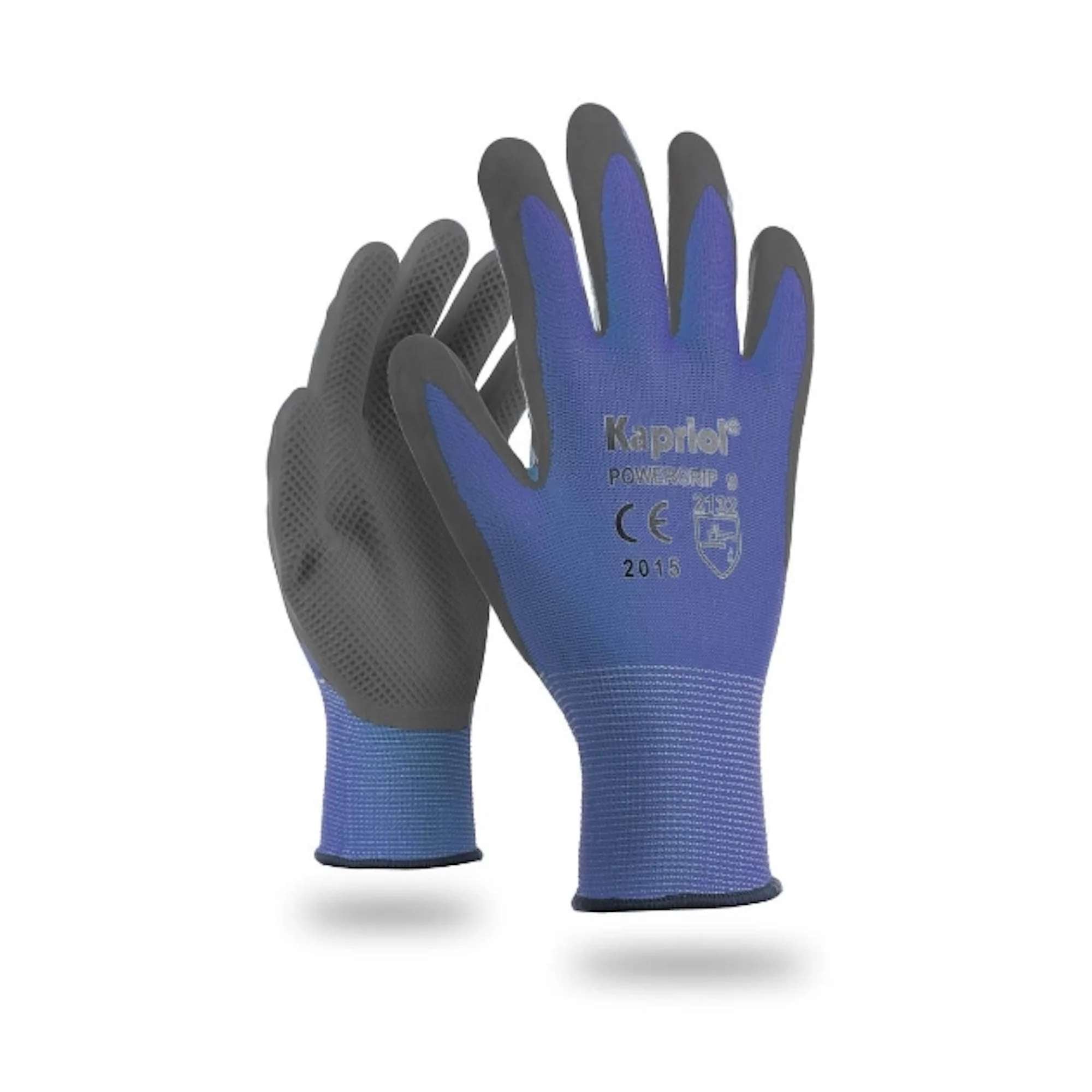 Gloves for precision works Power Grip SIZE.10 (greys-oranges) - Kapriol
