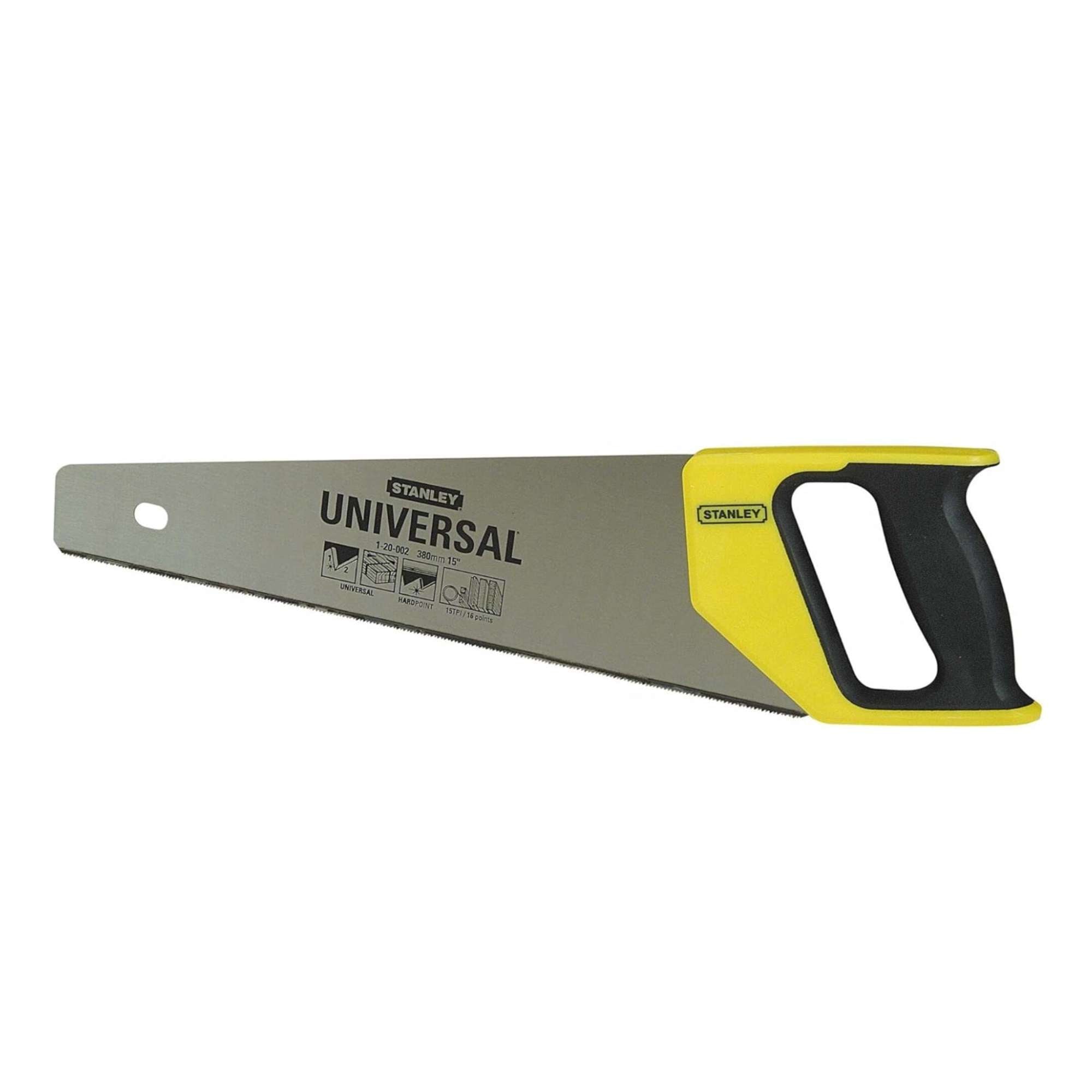 Universal Saw 380 mm 12 PT, Hand Saw - Stanley 1-20-002