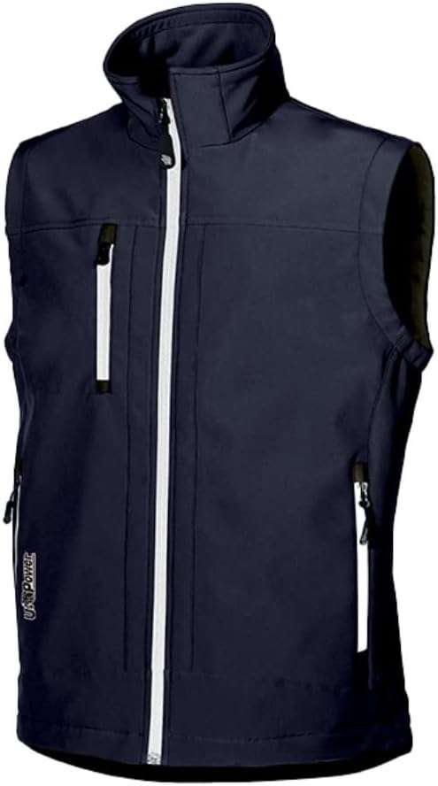 Deep Blue color work Vest, windproof and water-repellent, - U-Power Climb