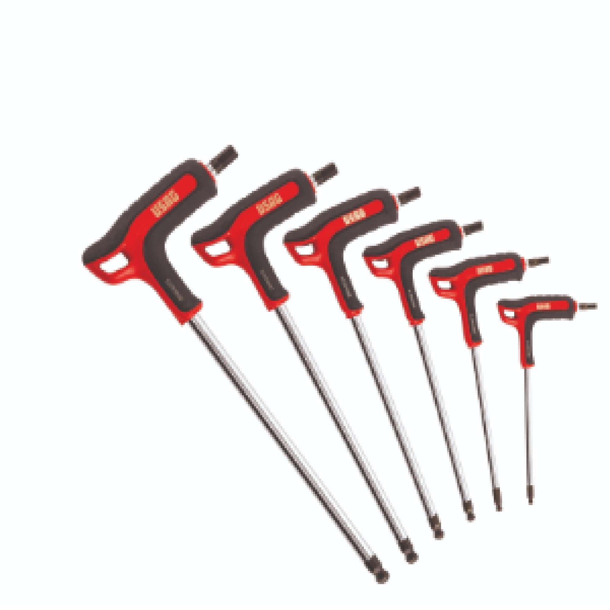 Set of 6 male hex socket wrenches - Usag 280 HGTS/SE6