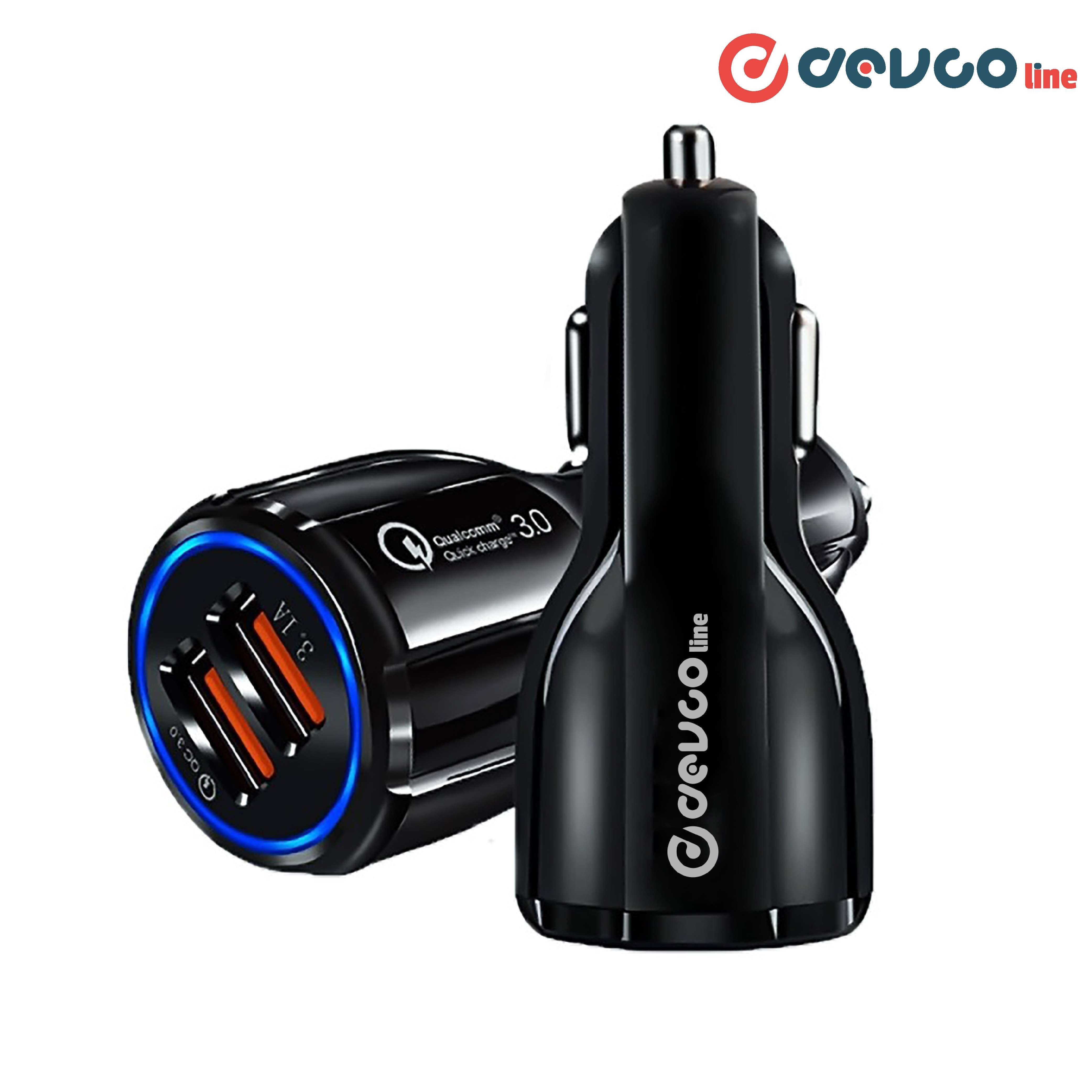 Car Power Supply USB 6.0A - DEVCOline - AT CC 2USB