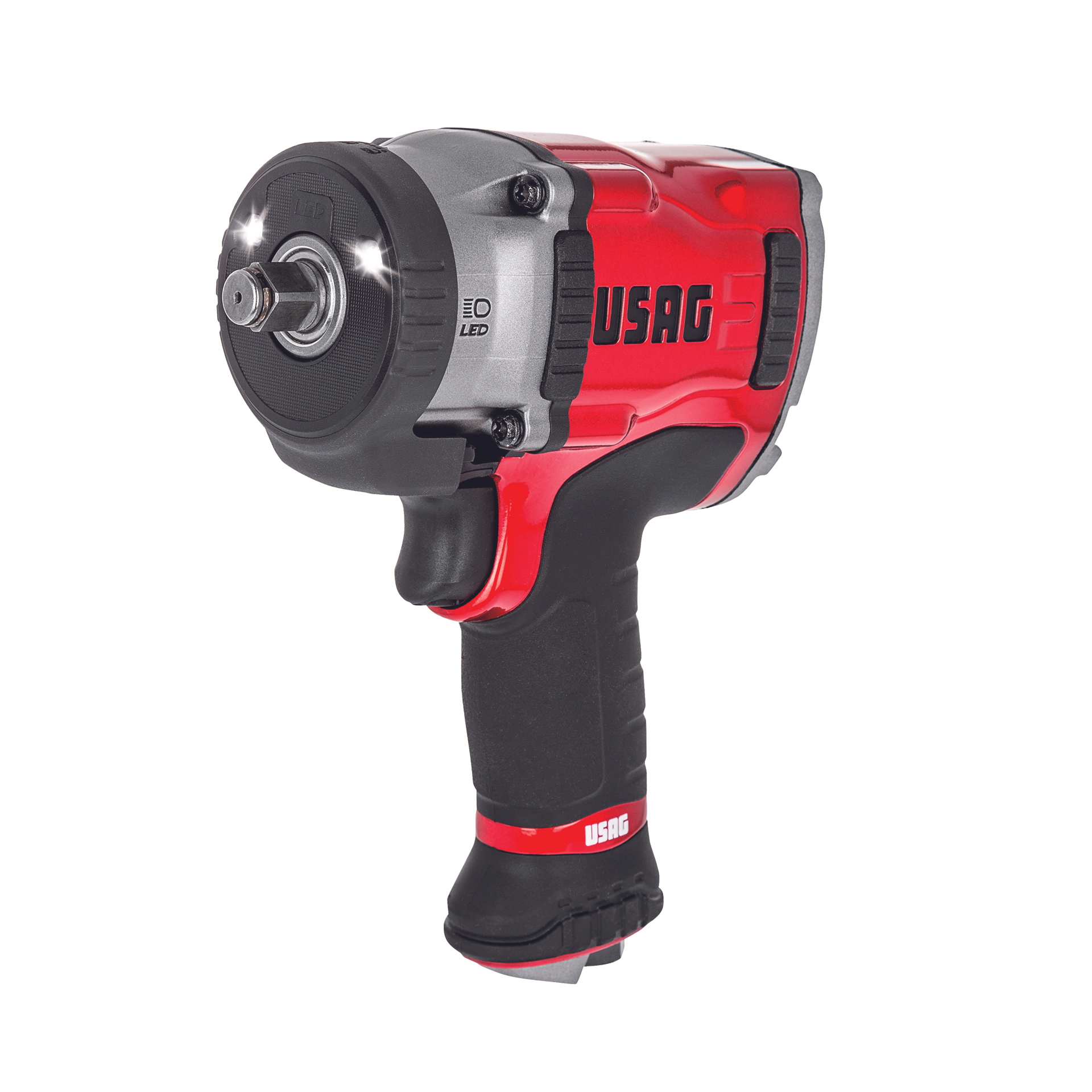Magnesium impact wrench with led 162x75x212mm 2,2kg - Usag 943 PC1 1/2