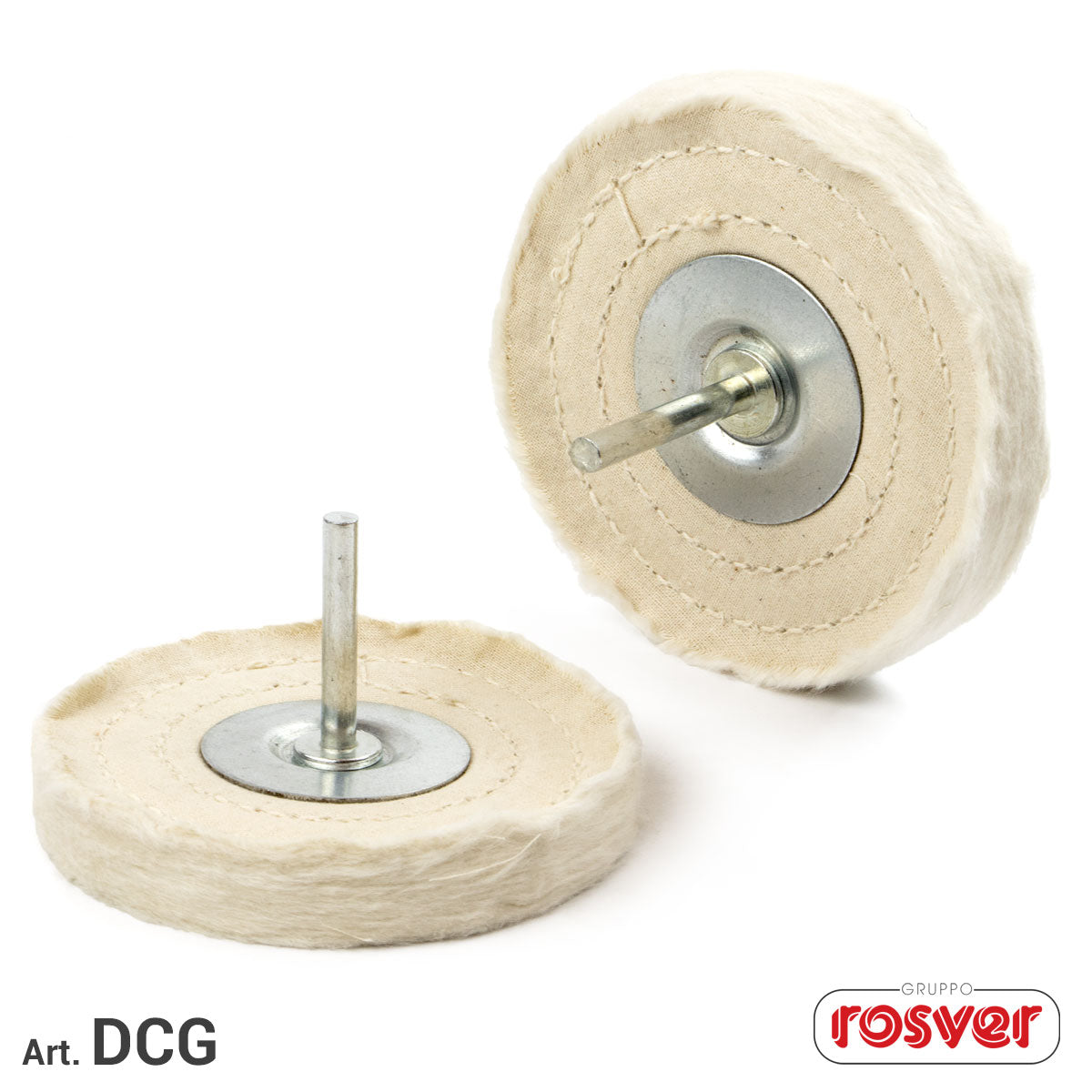 Cotton Discs with Shaft Rosver - DCG - Conf.10pz