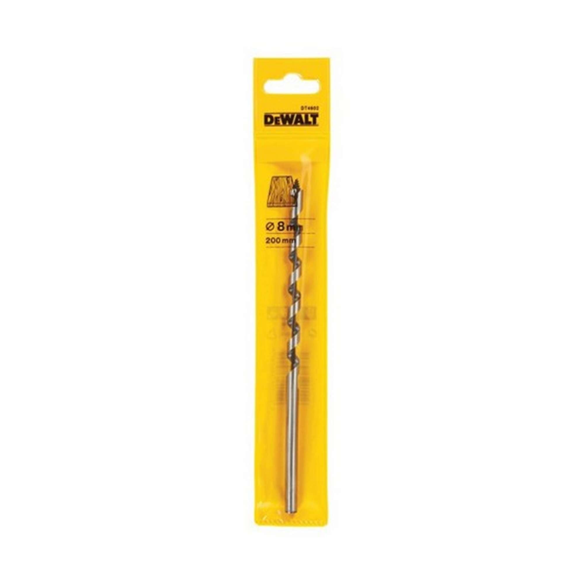 Dewalt Dt4602-Qz Wood Auger Bit 8 X 200 X 100 Mm