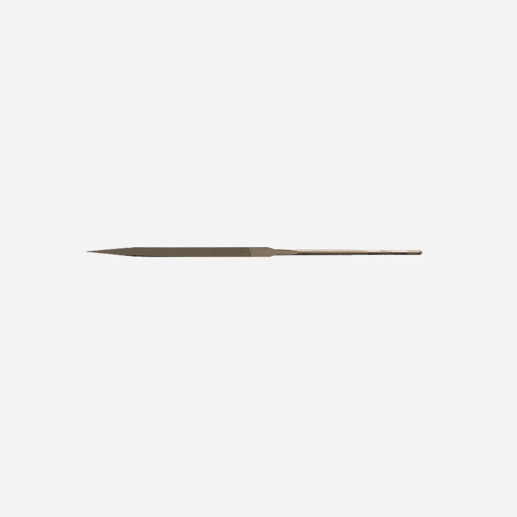 Flat Needle file with tapered edges, half-smooth cut - Bahco 2-301-16-1-0