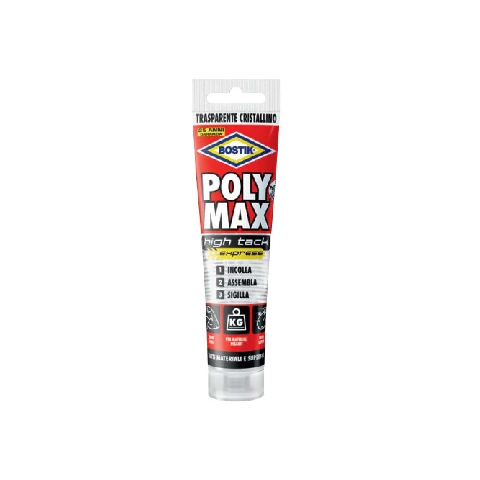 Sealant.Adhesive Polymax Hte Transp.Tub. - UHU Bostik 6313747