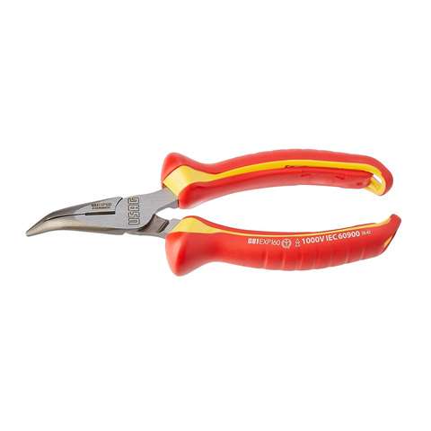 Half-round extra-long nose pliers with jaws 1000 V - Usag 081 EXP