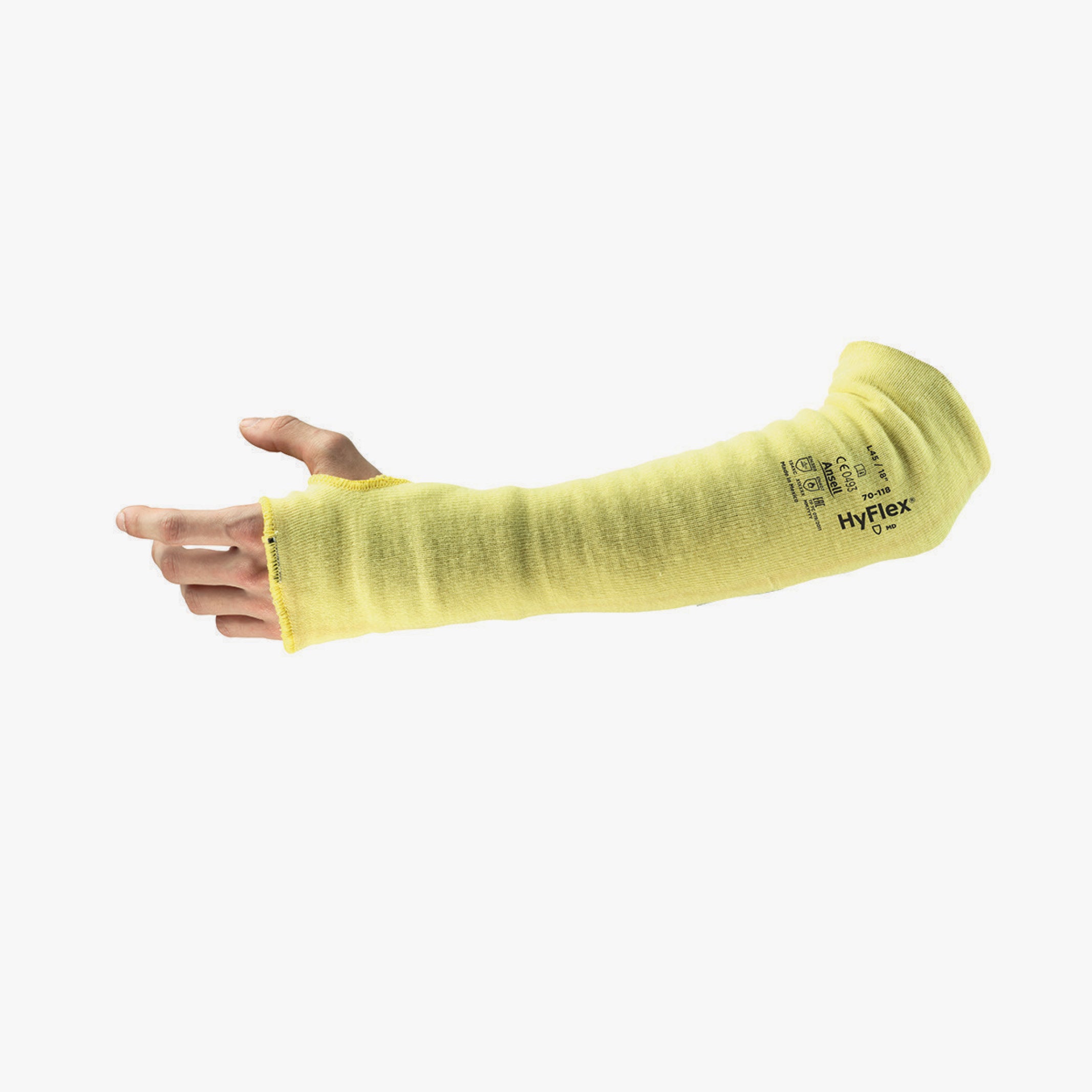 Kevlar anti-cut sleeve 35cm yellow S4150064 - 12pcs