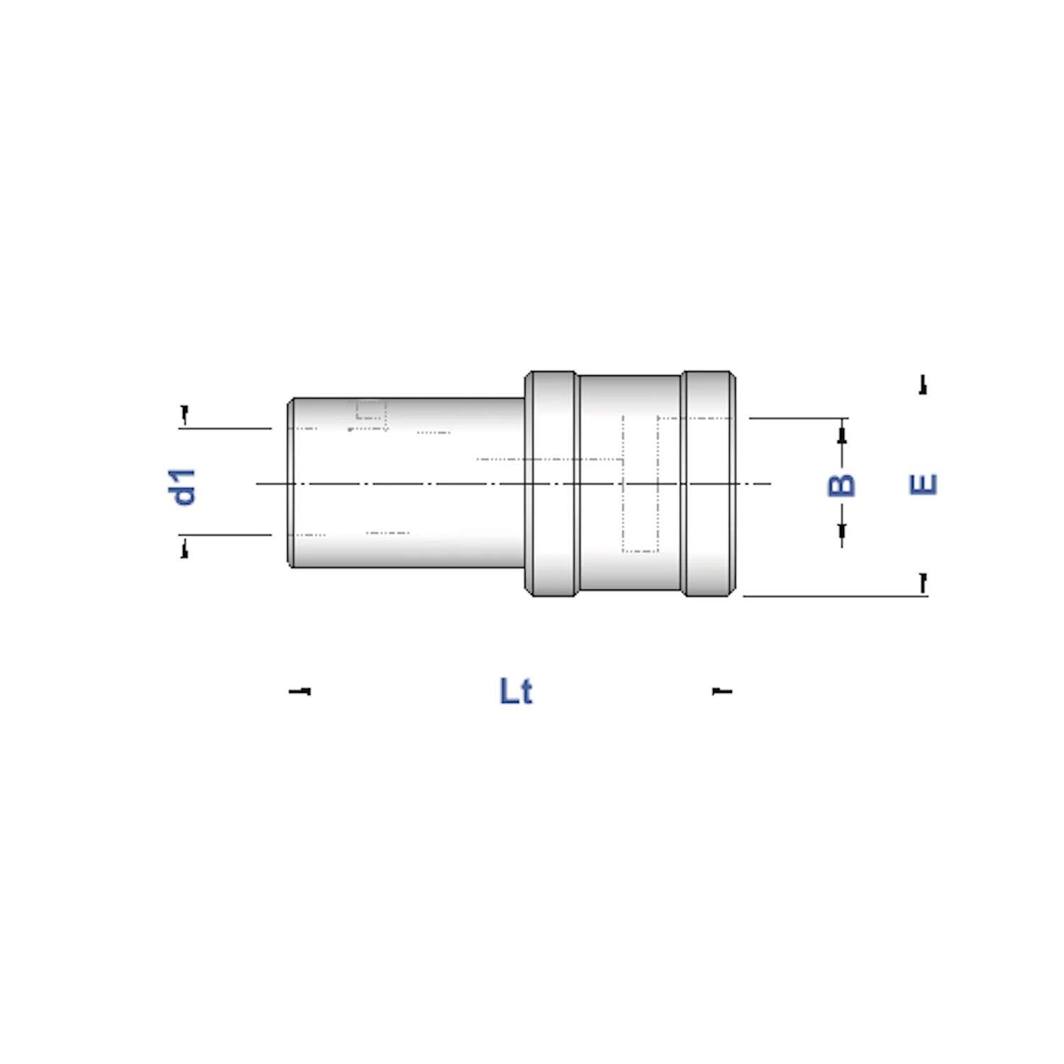 Tapping chucks without compensation Lt 55 d1 12.06 E. 26 B. 13 - Gait
