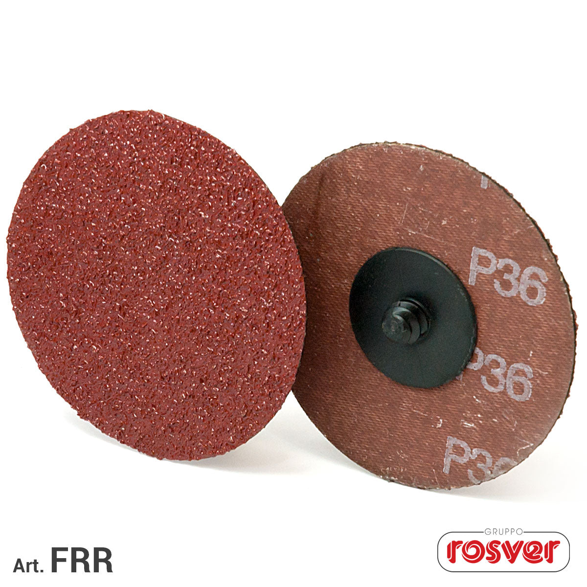 Corundum Fast Locking Discs FRR D.38 Corundum abrasive Rosver - Conf.25pz