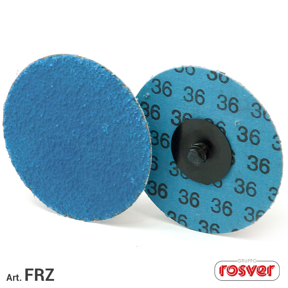 Zirkonium-Schnellverschluss-Scheiben FRZ D.25 Schleifvlies Rosver - Conf.25pz