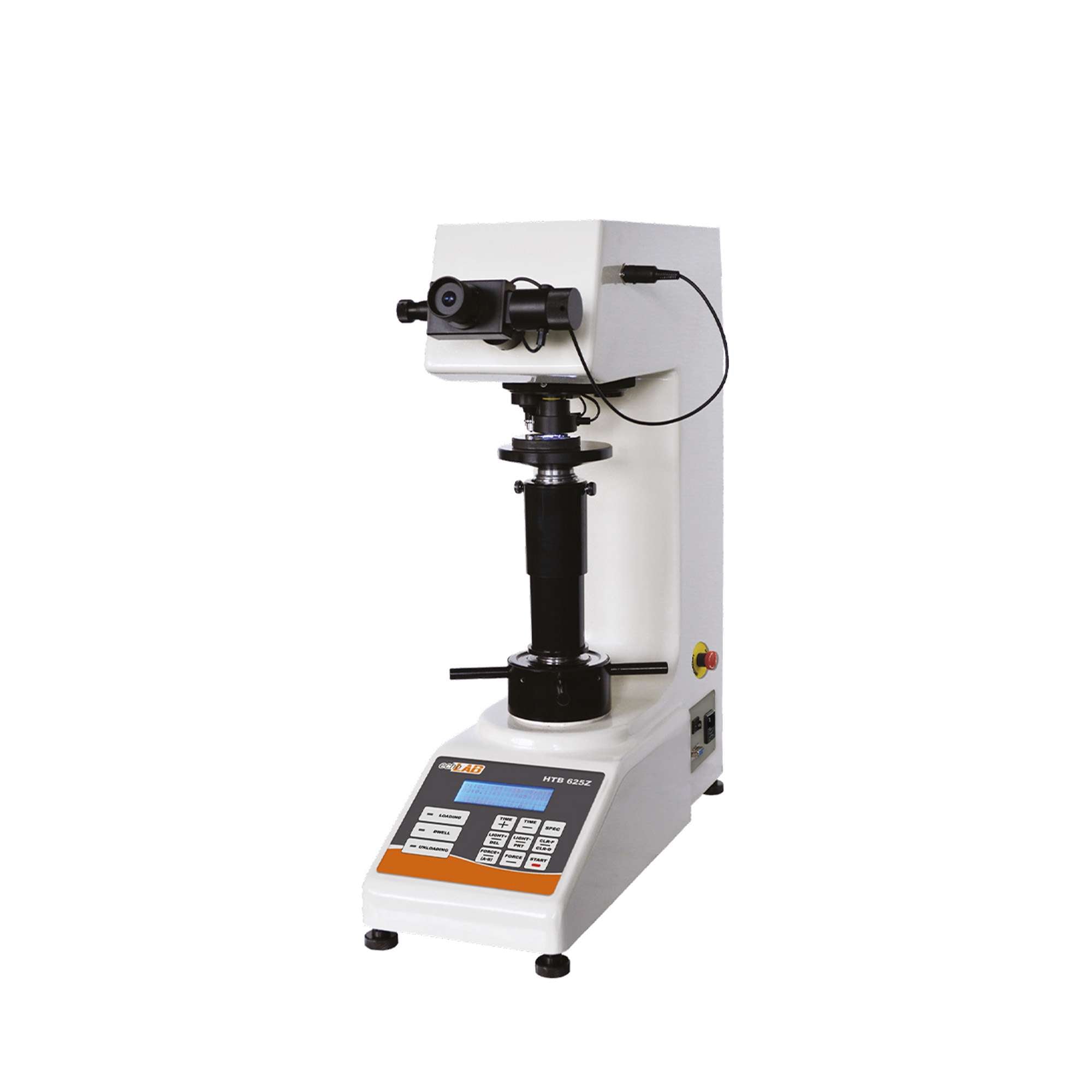 Low load digital 9 Brinell hardness tester test force, 2 objectives 5x and 10x for measurement - HTB 625Z - echoLAB
