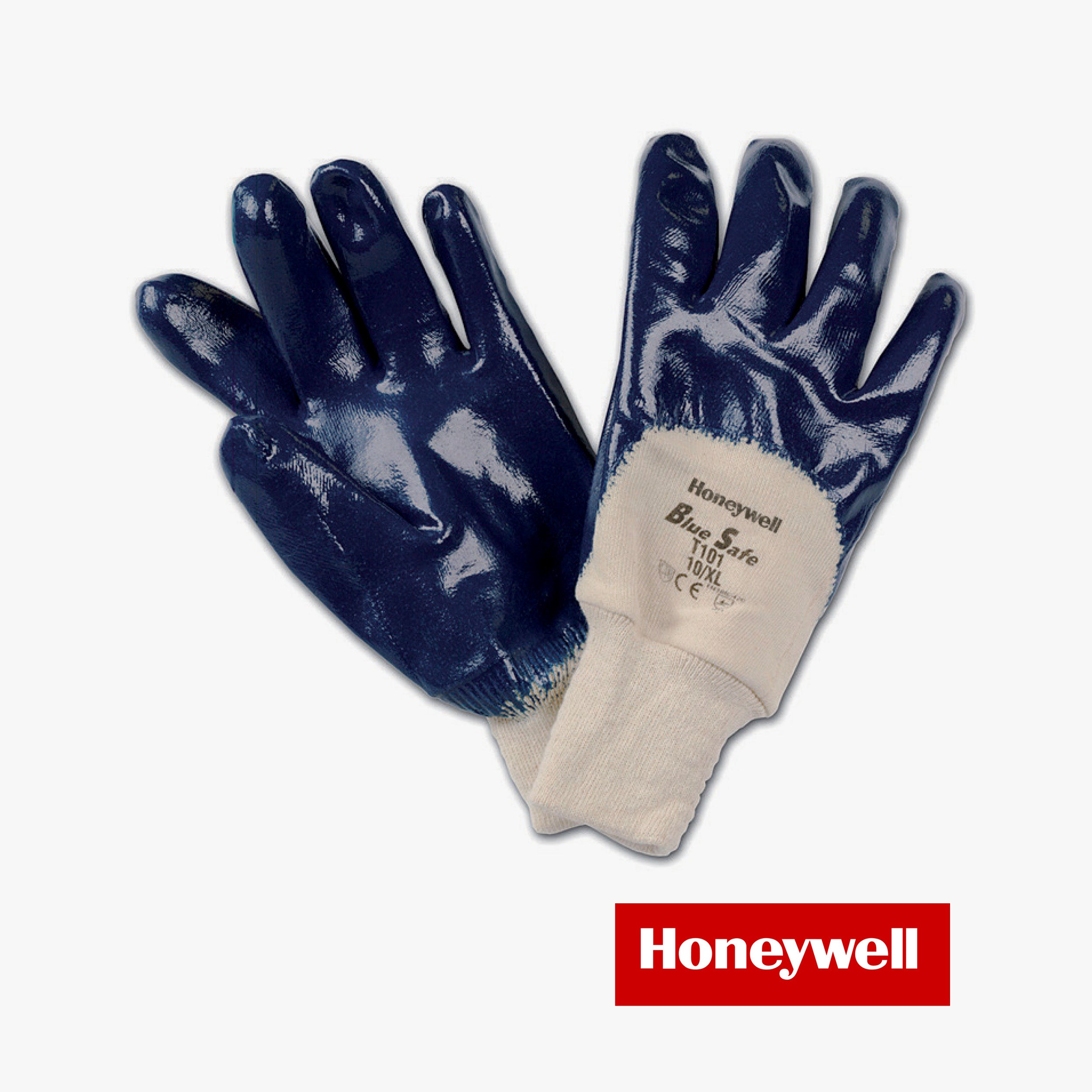 Gloves blue safe pols.dor.aerated size (10/8/9)