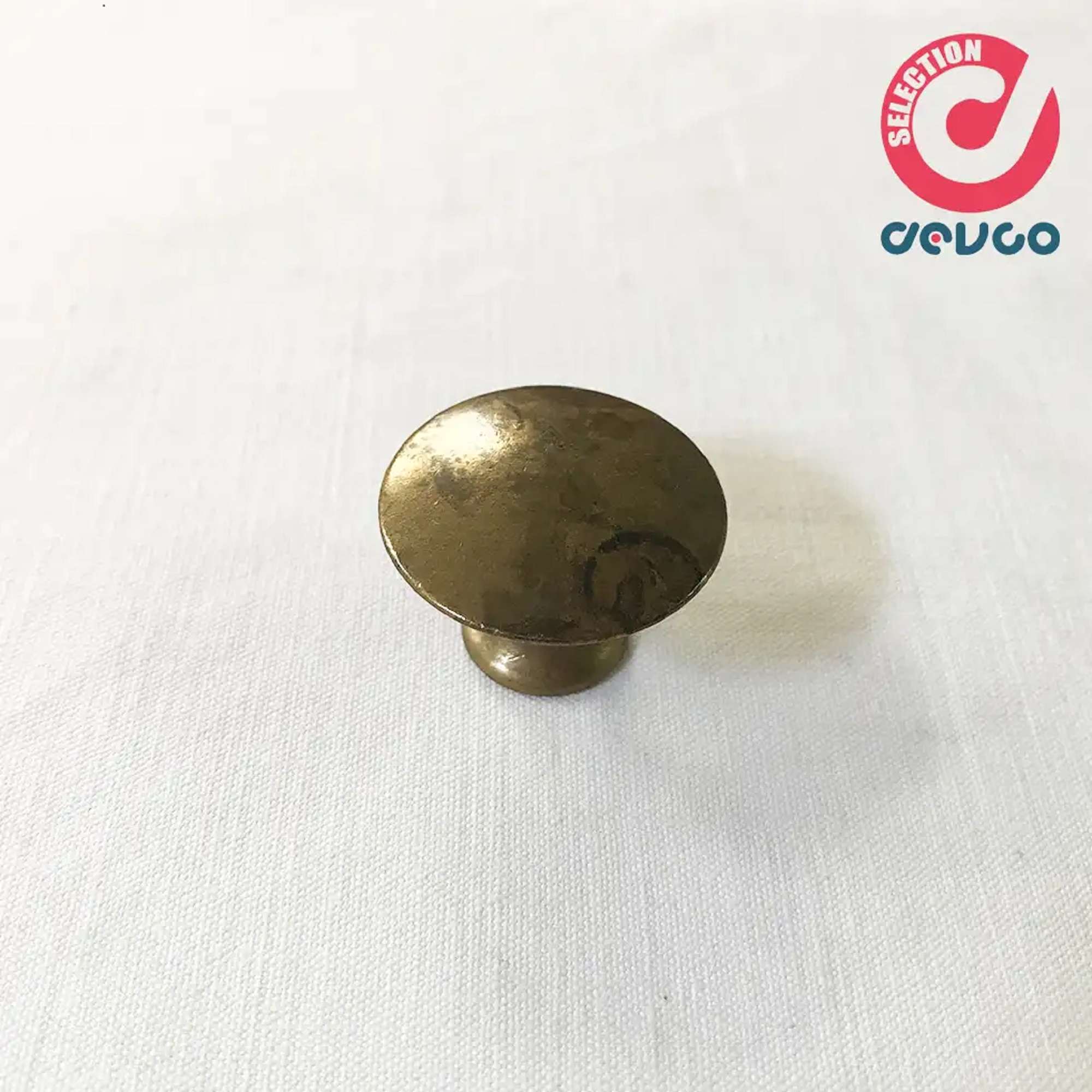 Natural brass knob including screw - Botter Luigi - 730 C
