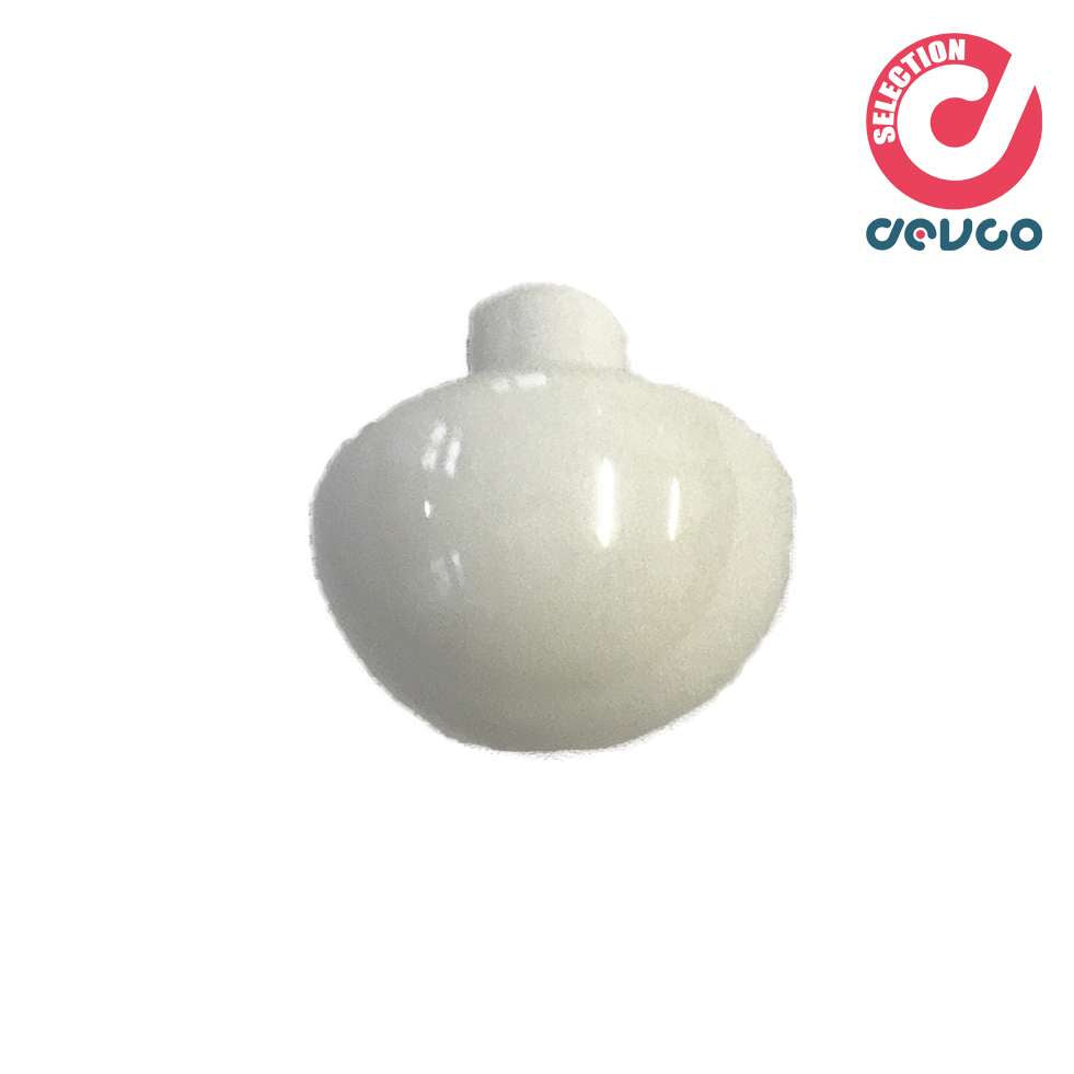 Knob white mis 30 mm - 25 mm - Forges