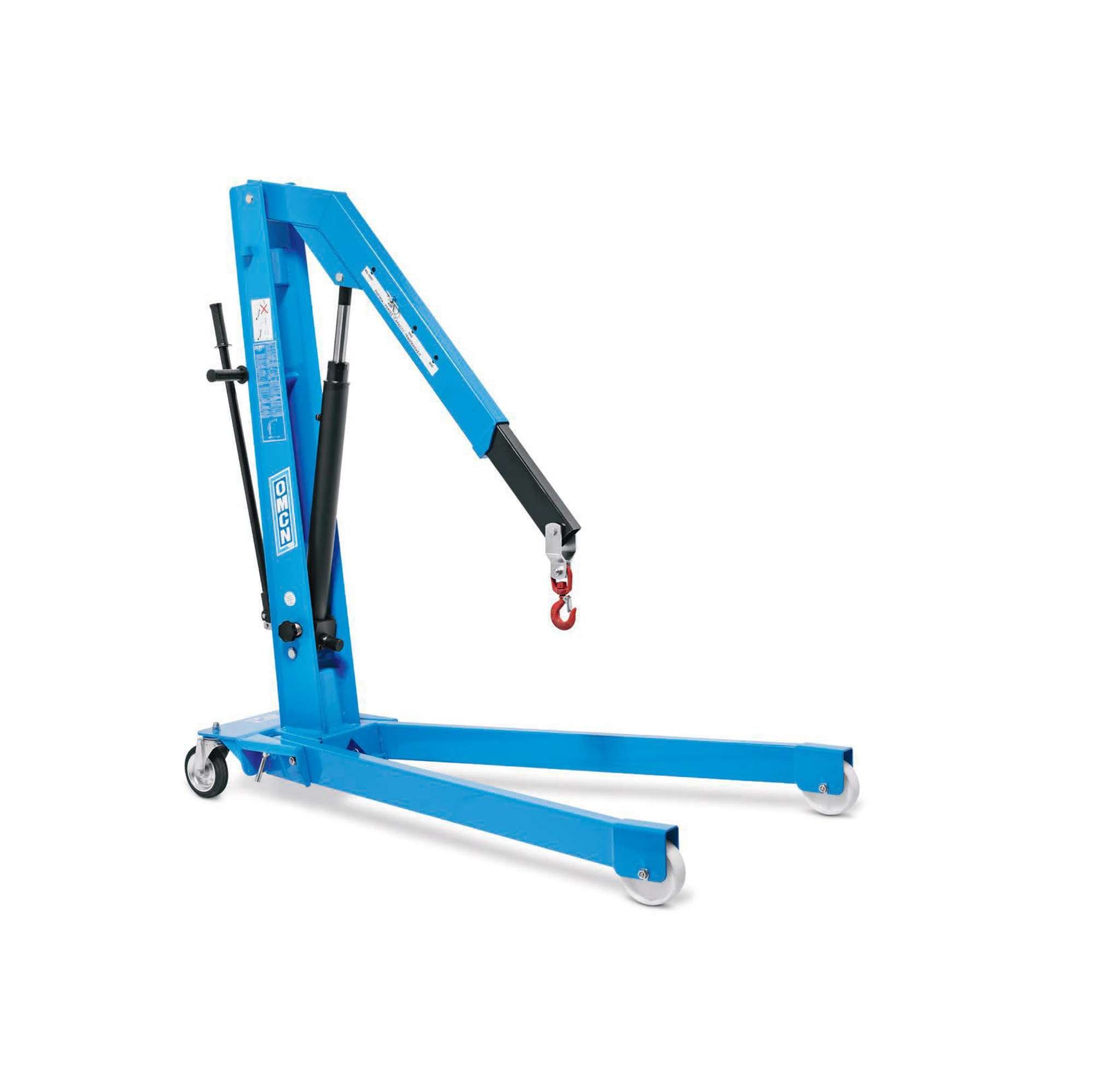 Hydraulic trolley crane 1000 kg capacity with double-acting pump - OMCN GP10/DE