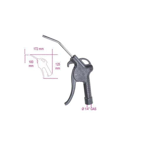 Composite progressive blow gun brass insert 1/4" - 1949F Beta