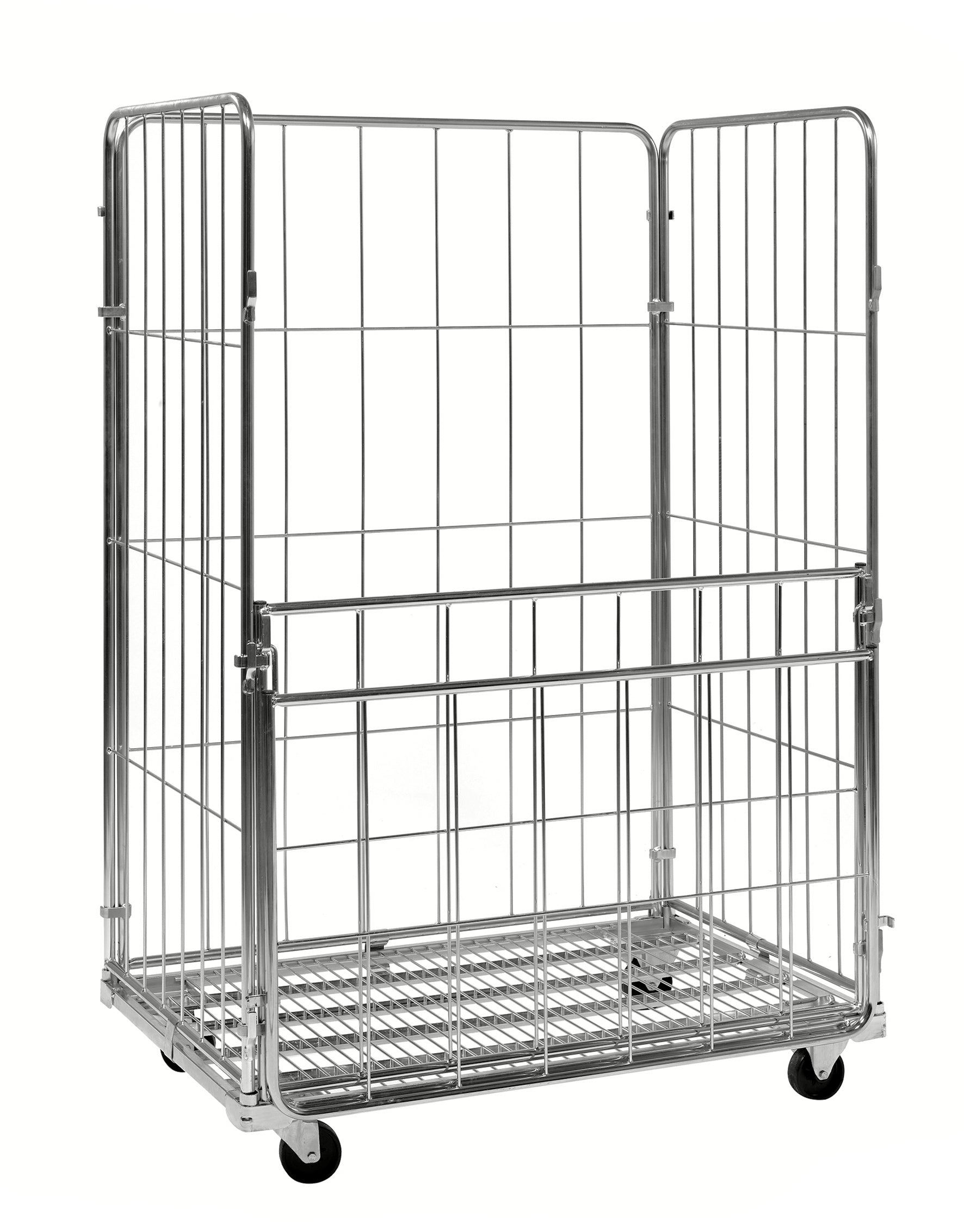 Roll container with 4 sides foldable demountable Kongamek KM120801804